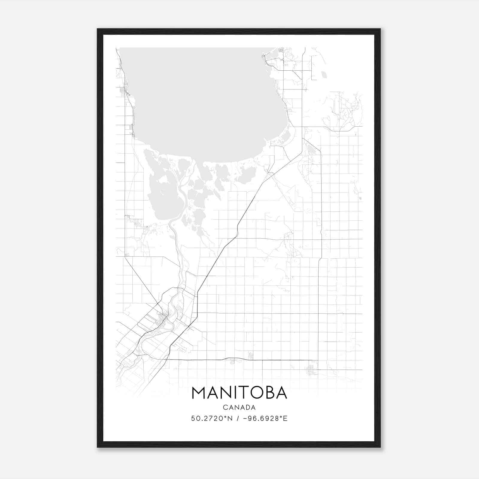 St. Clements Canada Map Poster, Modern Home Decor Wall Art Print St. Clements Canada Map Poster, Modern Home Decor Wall Art Print