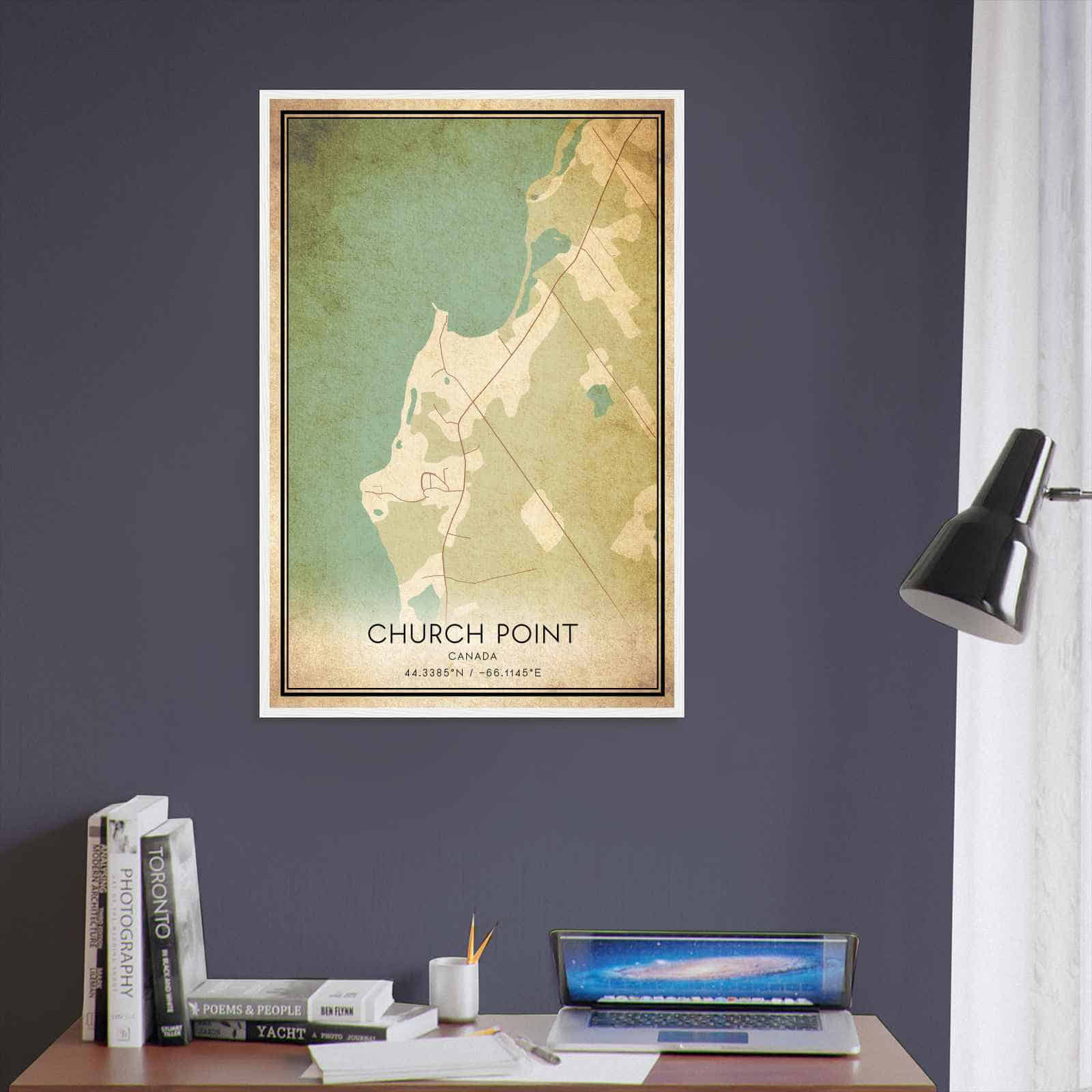 Deerfield Kansas Map Poster, Modern Home Decor Wall Art Print (Copy)