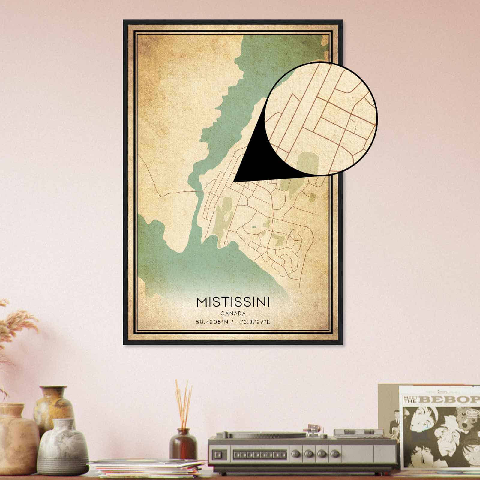 Deerfield Kansas Map Poster, Modern Home Decor Wall Art Print (Copy)