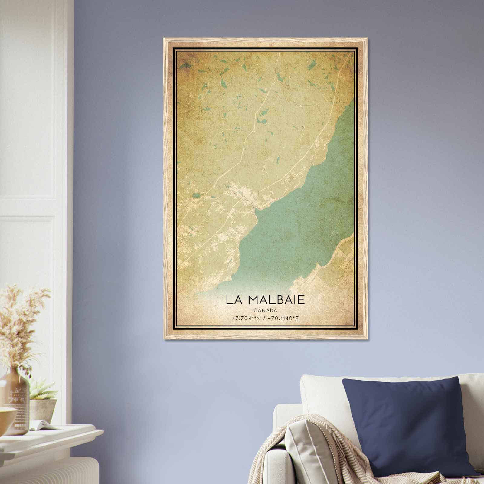 Deerfield Kansas Map Poster, Modern Home Decor Wall Art Print (Copy)