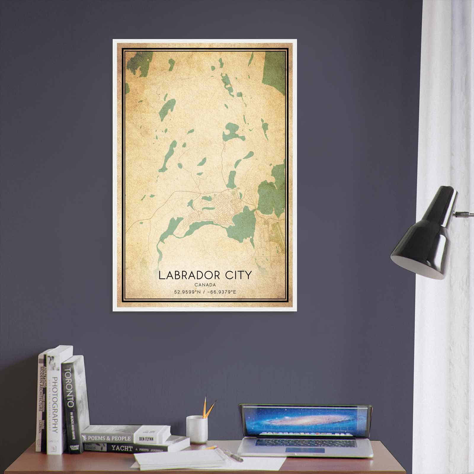 Deerfield Kansas Map Poster, Modern Home Decor Wall Art Print (Copy)
