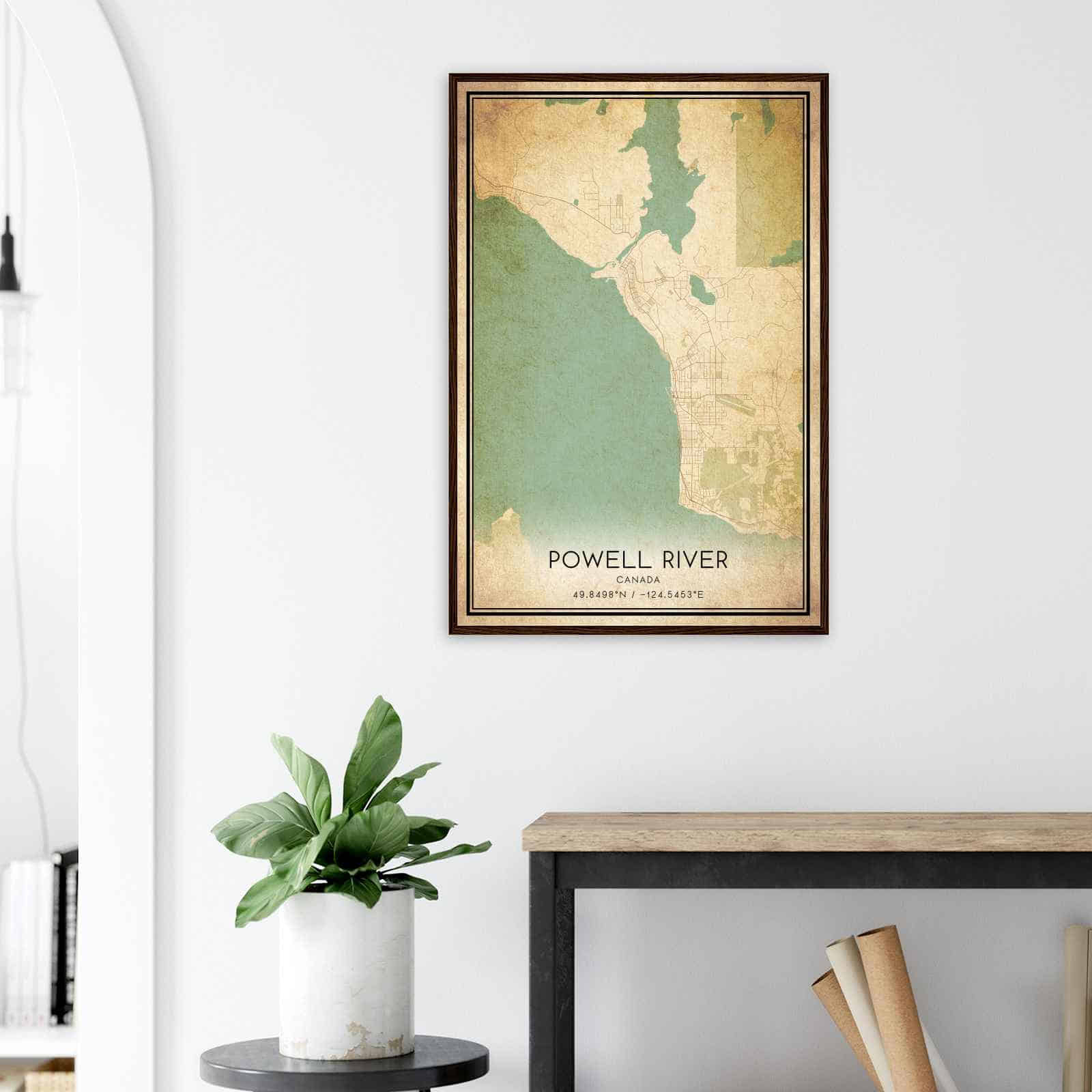 Deerfield Kansas Map Poster, Modern Home Decor Wall Art Print (Copy)