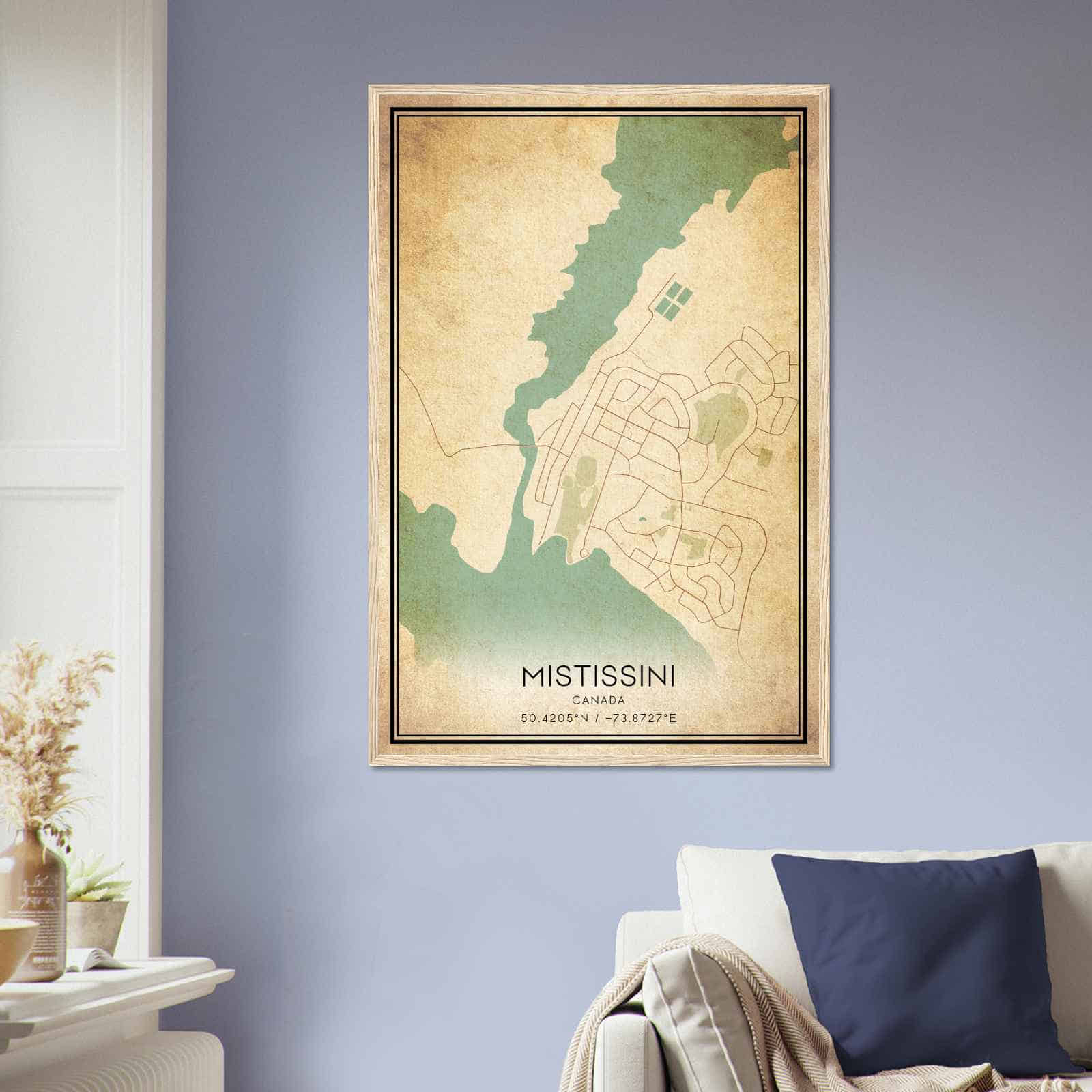 Deerfield Kansas Map Poster, Modern Home Decor Wall Art Print (Copy)