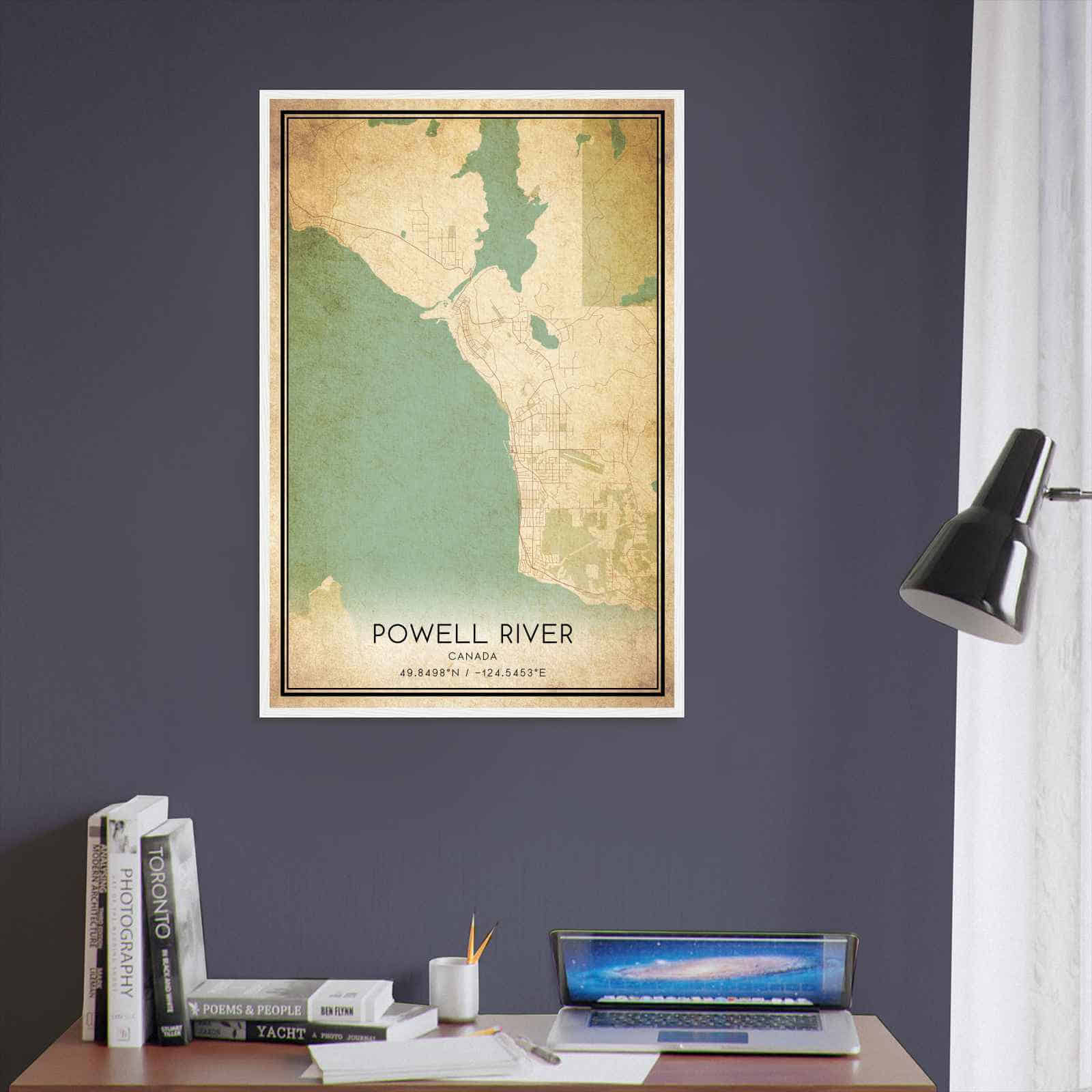 Deerfield Kansas Map Poster, Modern Home Decor Wall Art Print (Copy)