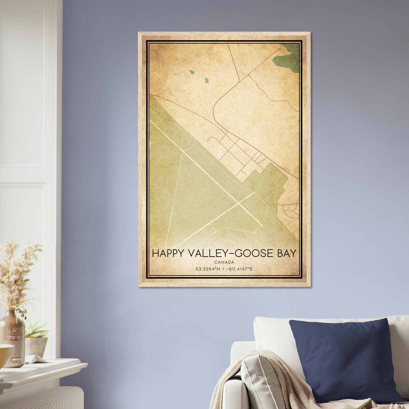 Deerfield Kansas Map Poster, Modern Home Decor Wall Art Print (Copy)