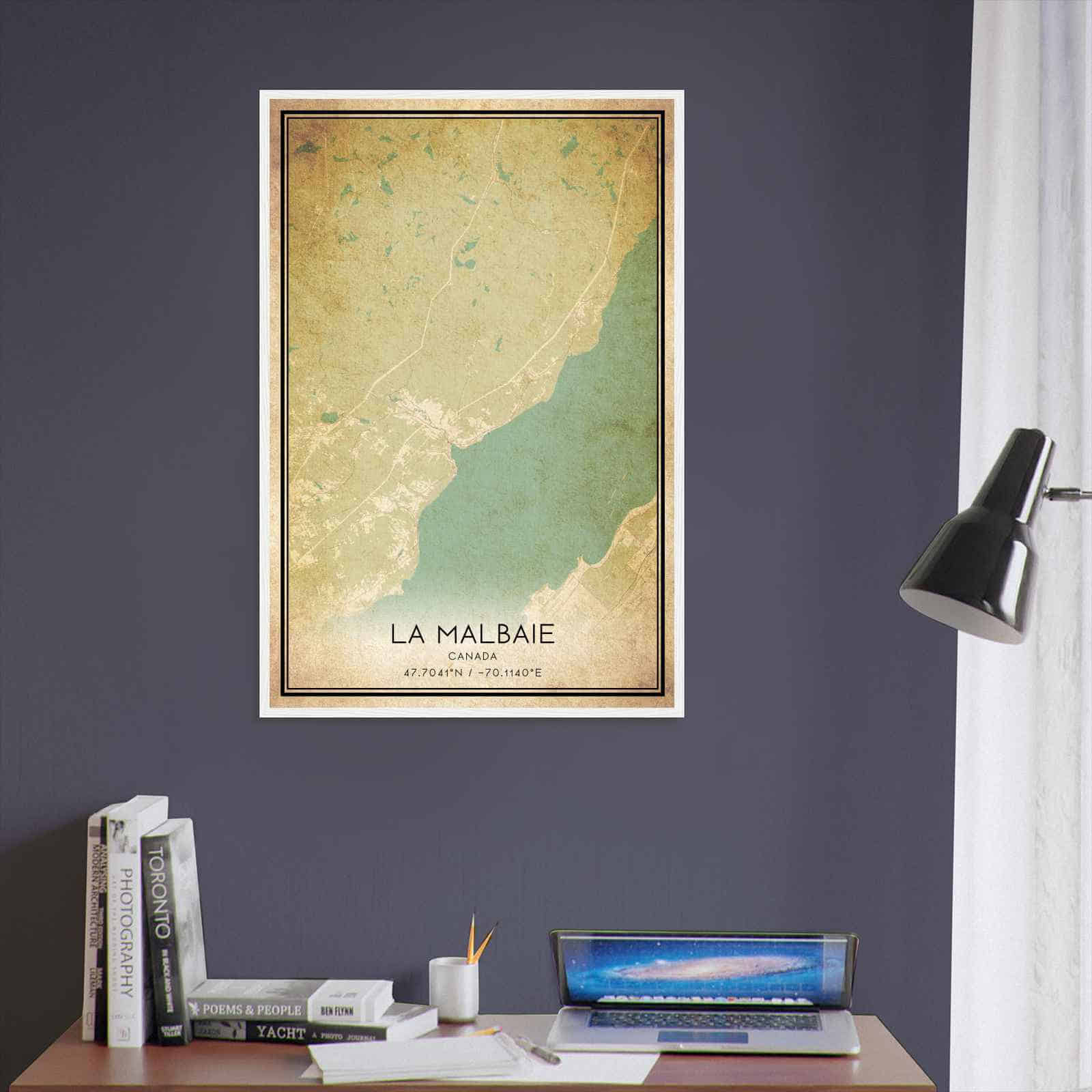 Deerfield Kansas Map Poster, Modern Home Decor Wall Art Print (Copy)
