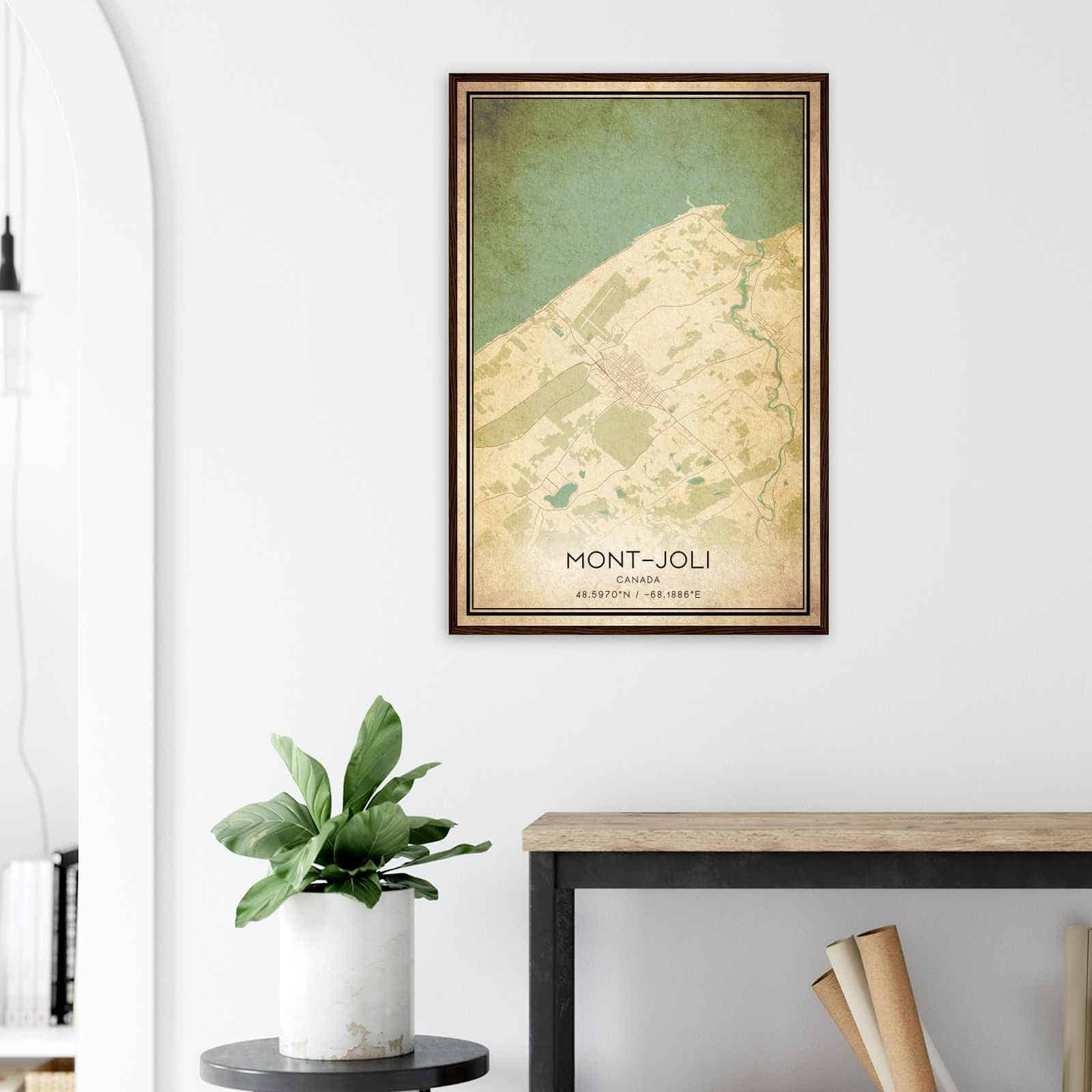 Deerfield Kansas Map Poster, Modern Home Decor Wall Art Print (Copy)