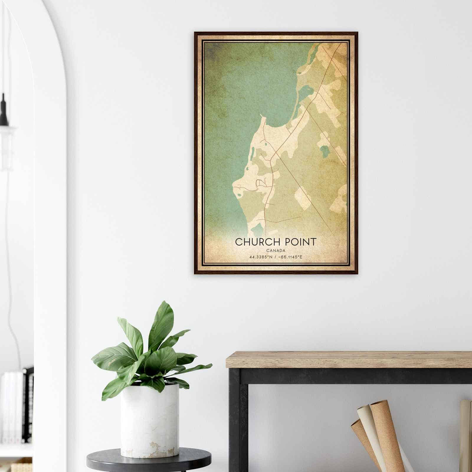 Deerfield Kansas Map Poster, Modern Home Decor Wall Art Print (Copy)