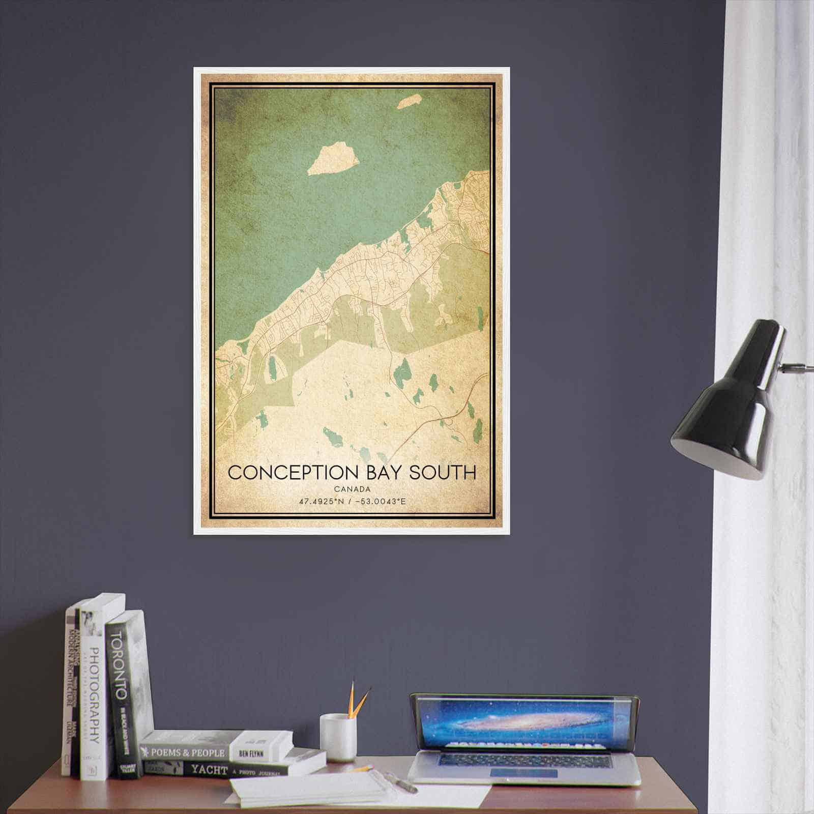 Deerfield Kansas Map Poster, Modern Home Decor Wall Art Print (Copy)