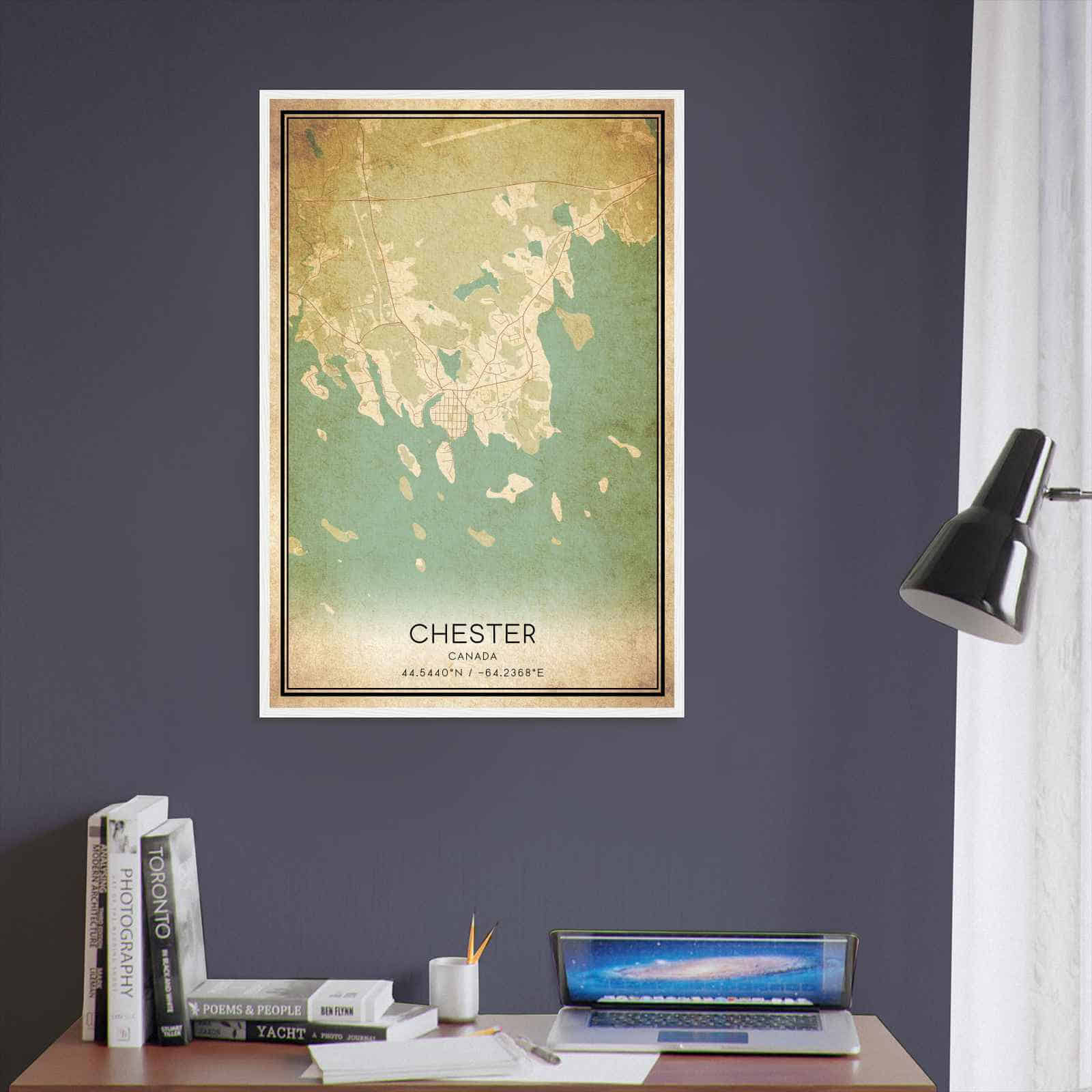 Deerfield Kansas Map Poster, Modern Home Decor Wall Art Print (Copy)