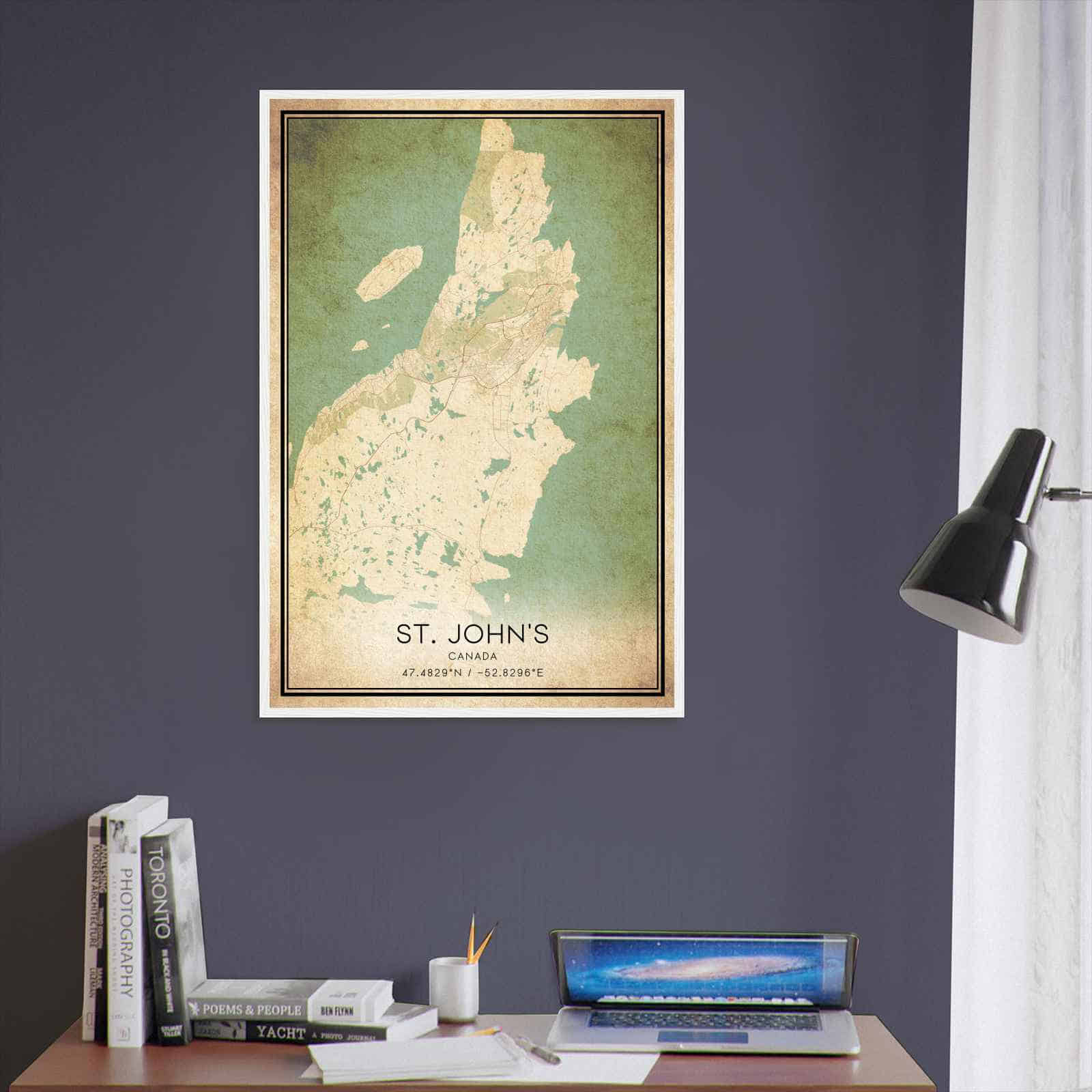 Deerfield Kansas Map Poster, Modern Home Decor Wall Art Print (Copy)
