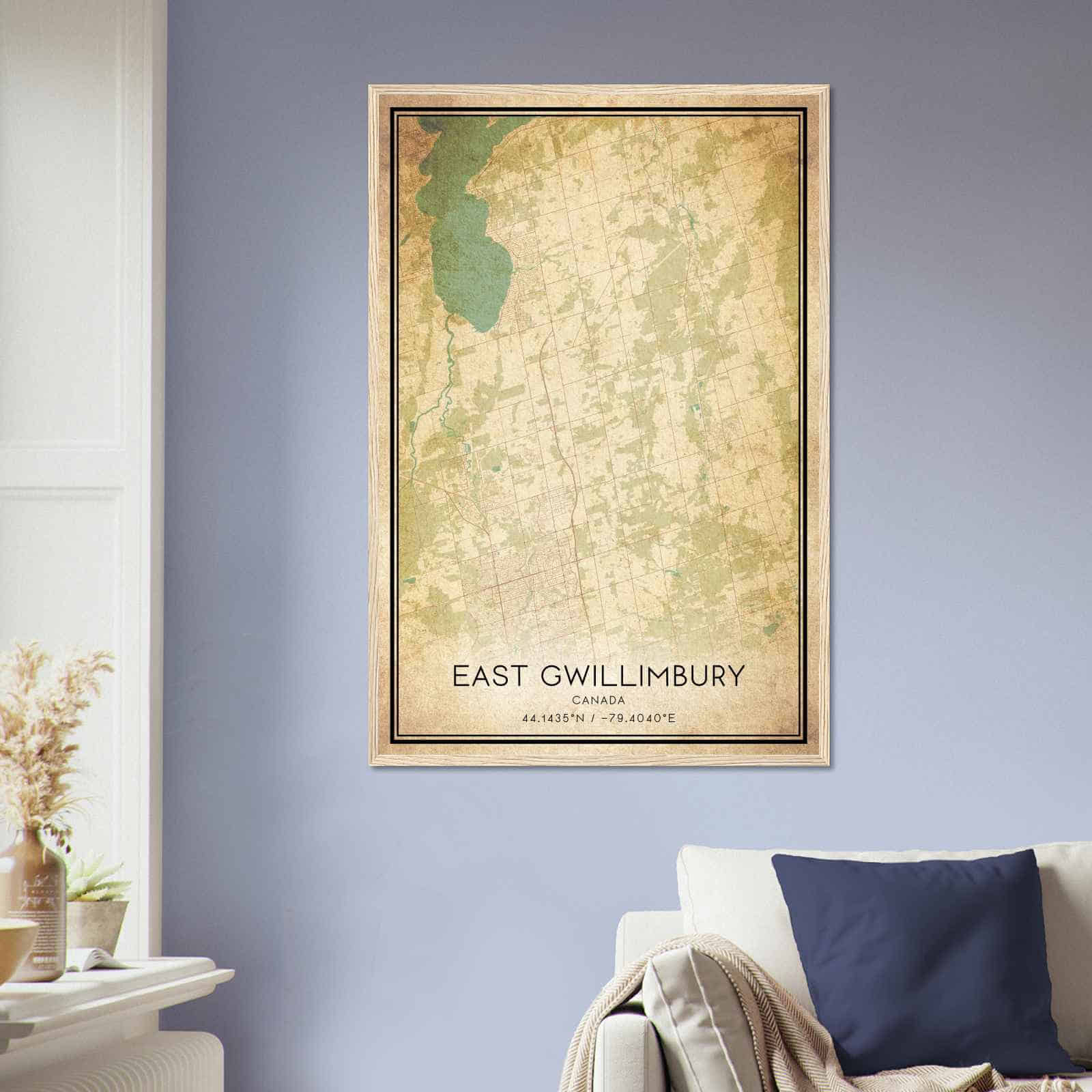 Deerfield Kansas Map Poster, Modern Home Decor Wall Art Print (Copy)