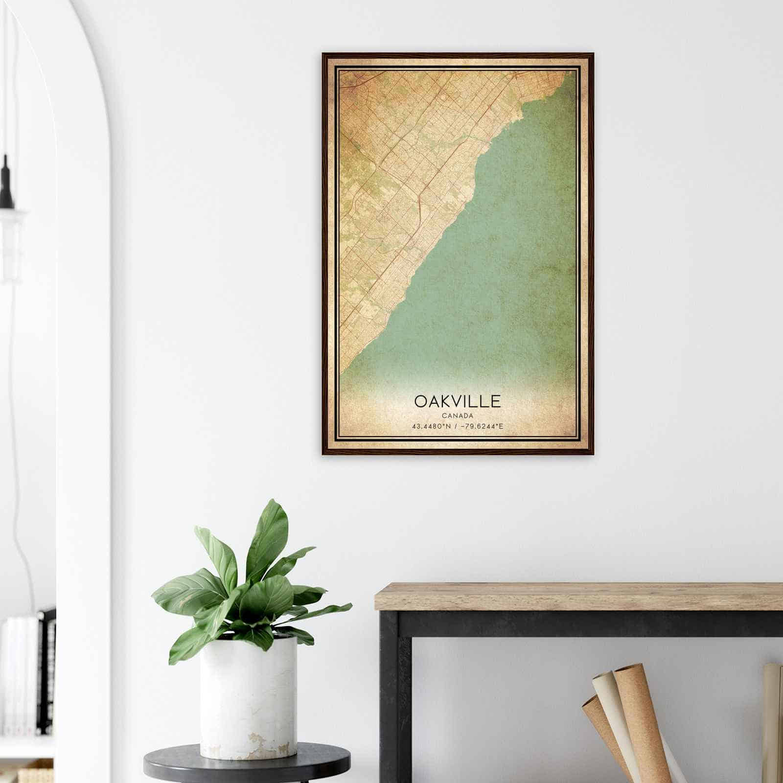 Deerfield Kansas Map Poster, Modern Home Decor Wall Art Print (Copy)