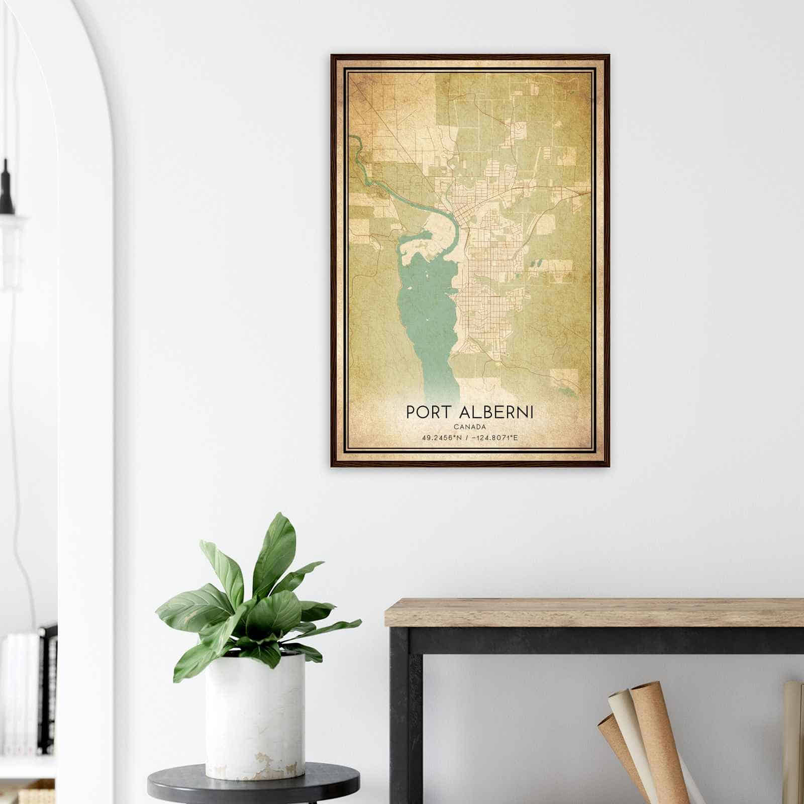 Deerfield Kansas Map Poster, Modern Home Decor Wall Art Print (Copy)