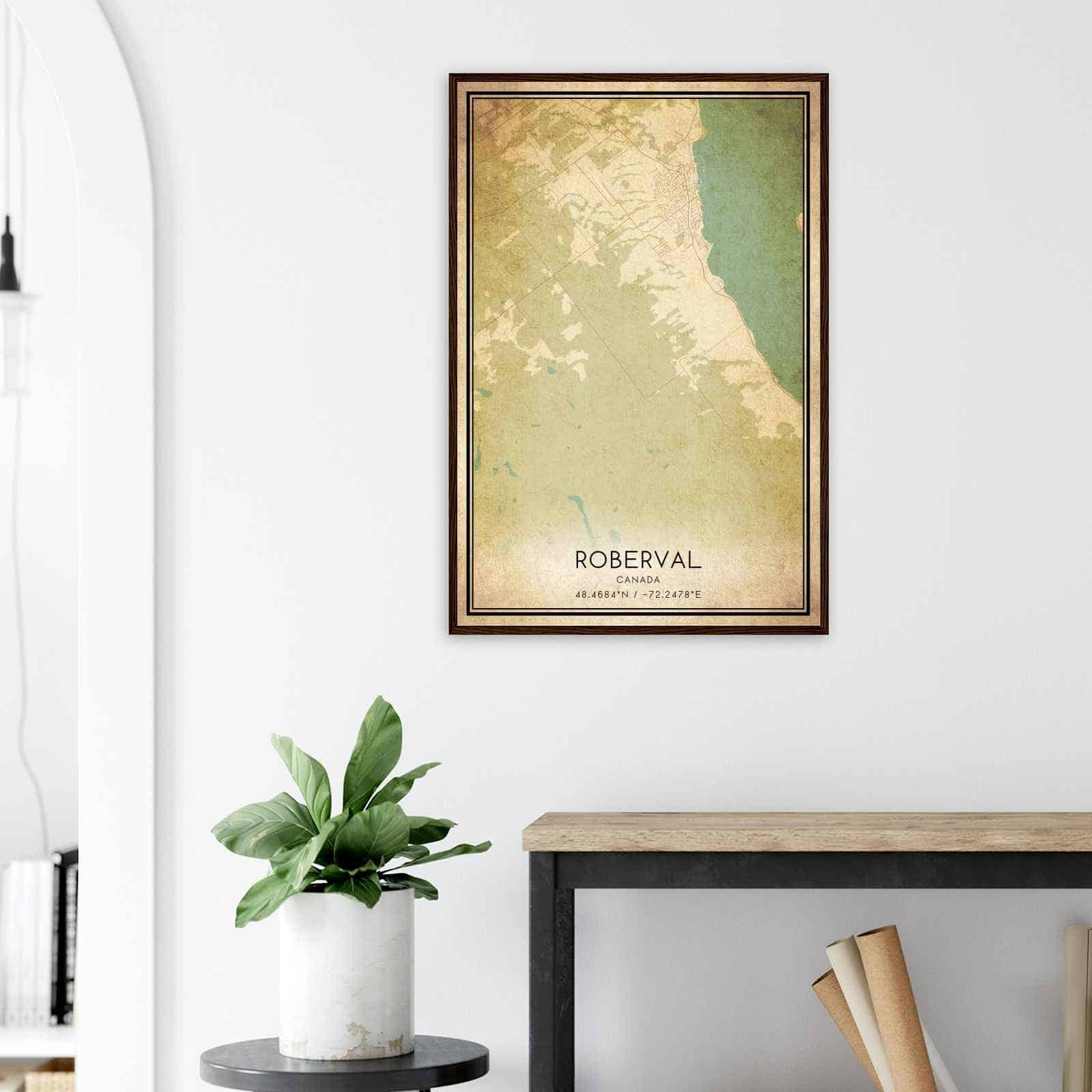 Deerfield Kansas Map Poster, Modern Home Decor Wall Art Print (Copy)