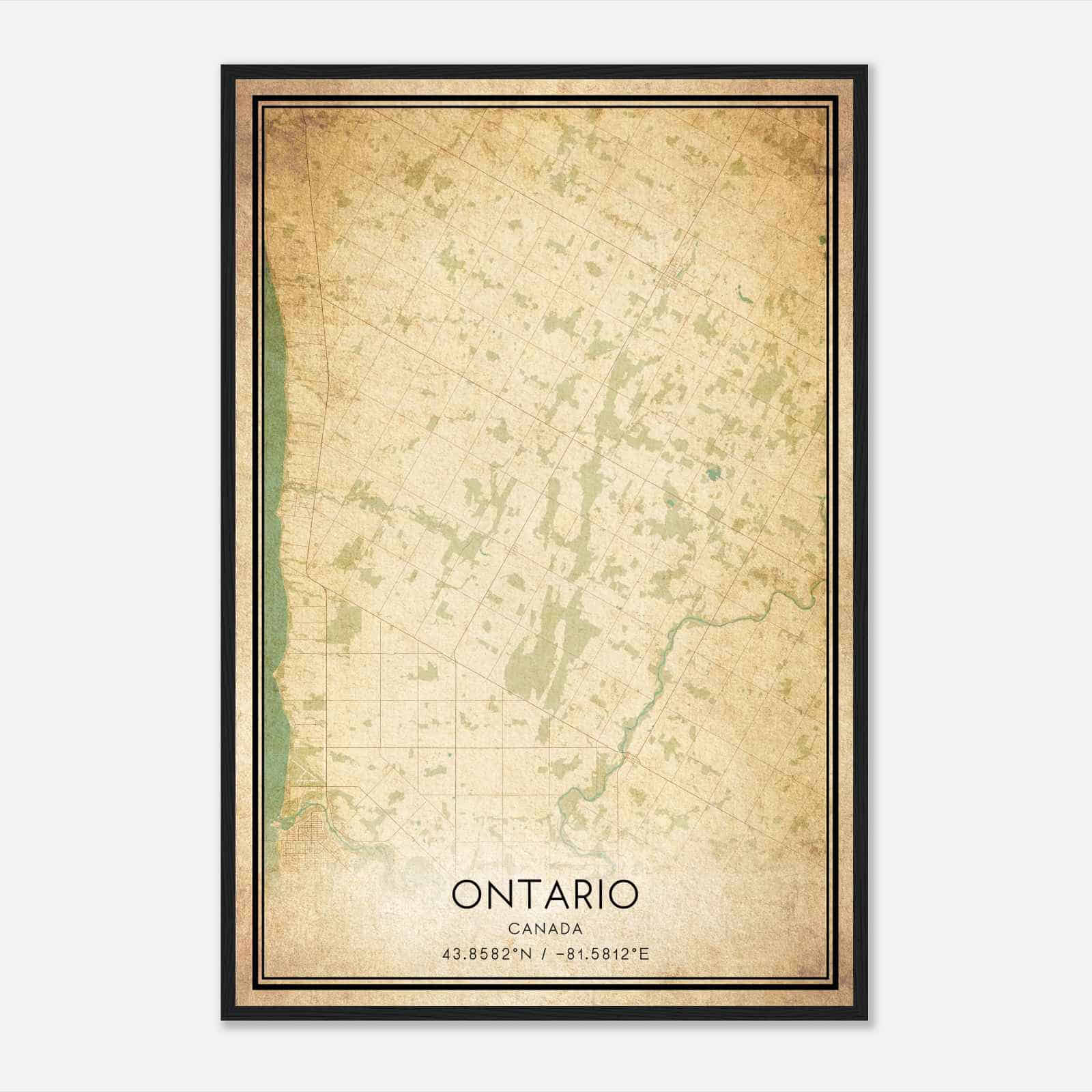 Vintage Ashfield-Colborne-Wawanosh Canada Map Poster, Ashfield-Colborne-Wawanosh City Road Wall Art Print Vintage Ashfield-Colborne-Wawanosh Canada Map Poster, Ashfield-Colborne-Wawanosh City Road Wall Art Print