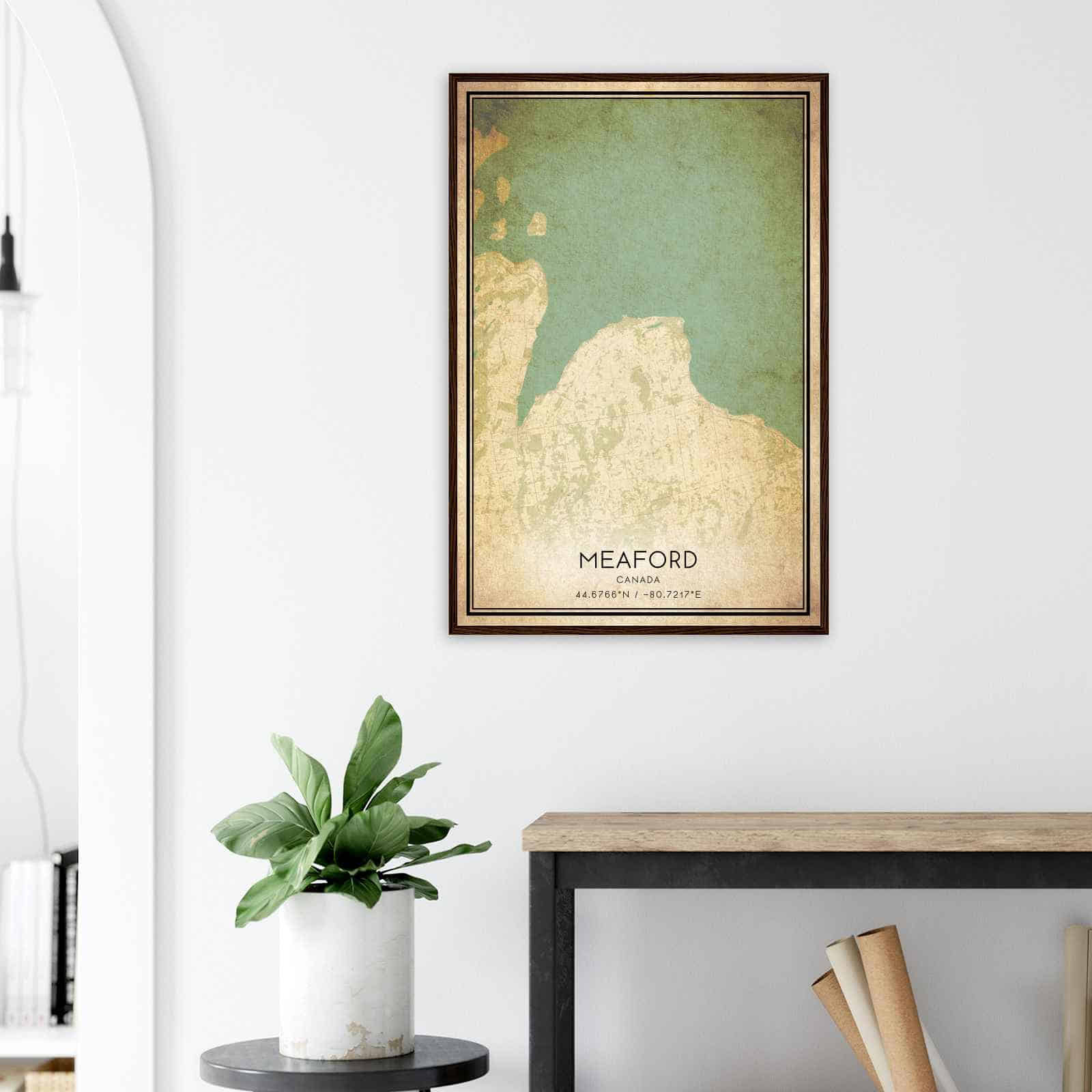 Deerfield Kansas Map Poster, Modern Home Decor Wall Art Print (Copy)
