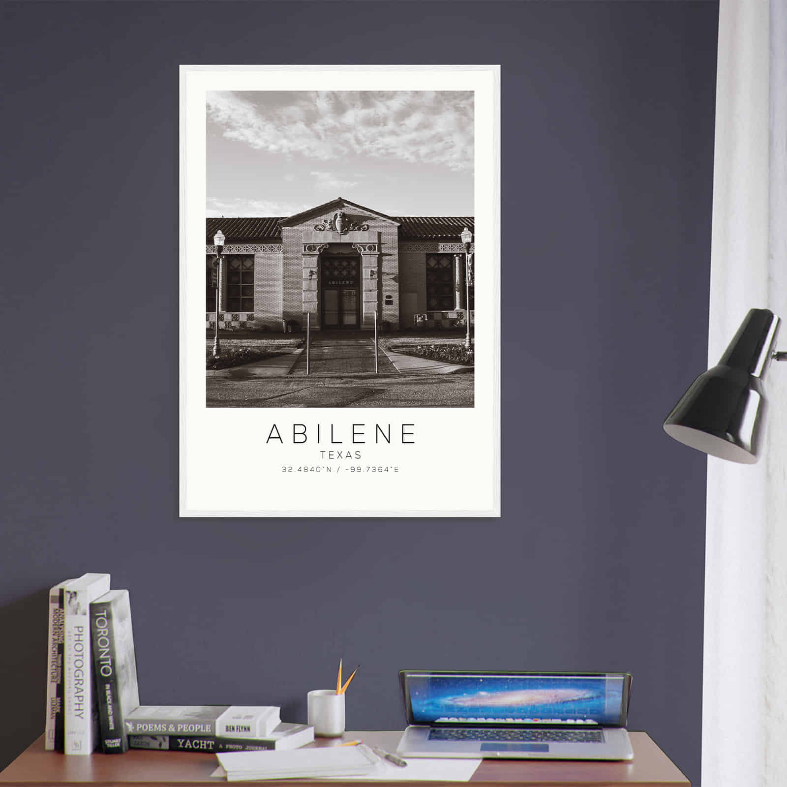 Deerfield Kansas Map Poster, Modern Home Decor Wall Art Print (Copy)