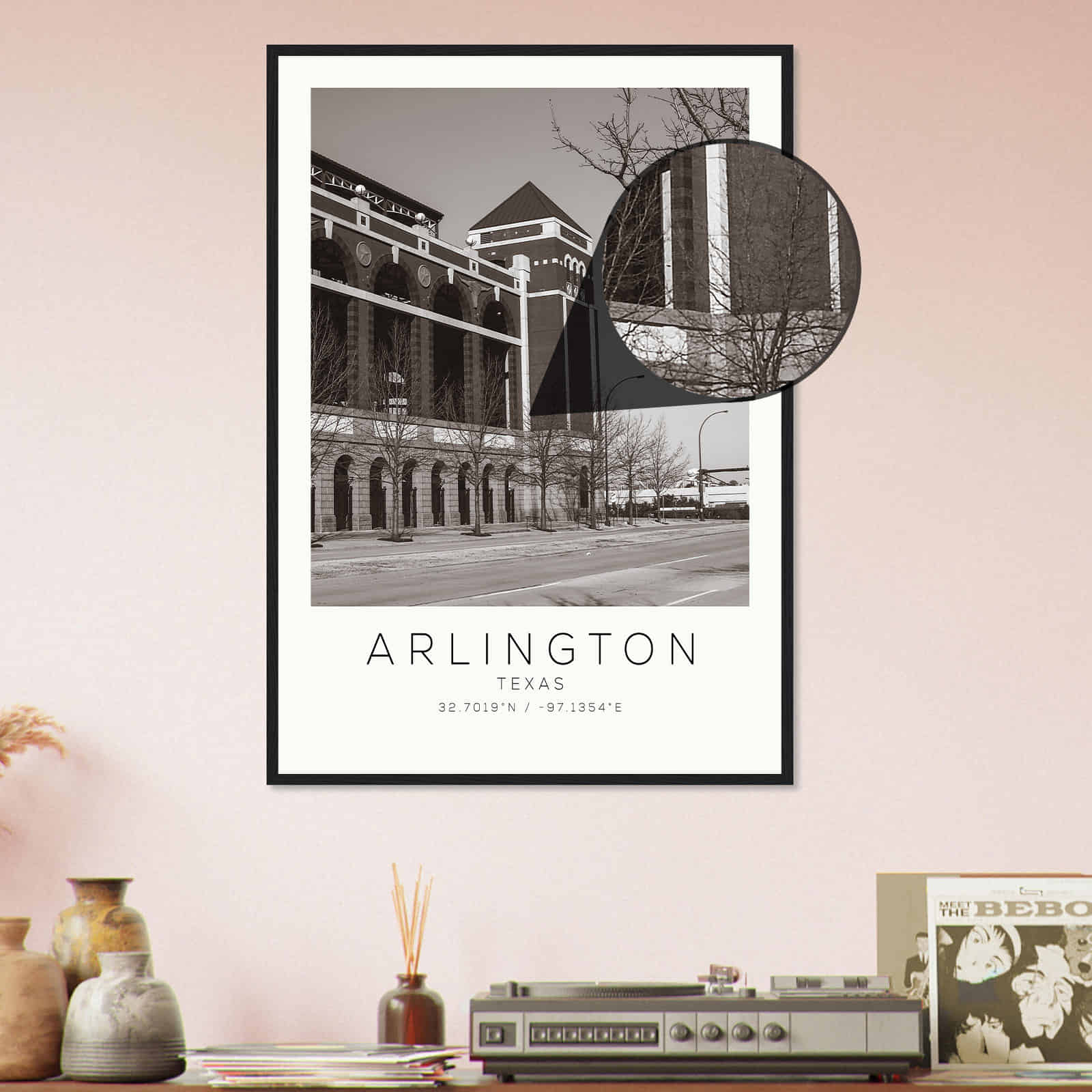 Deerfield Kansas Map Poster, Modern Home Decor Wall Art Print (Copy)