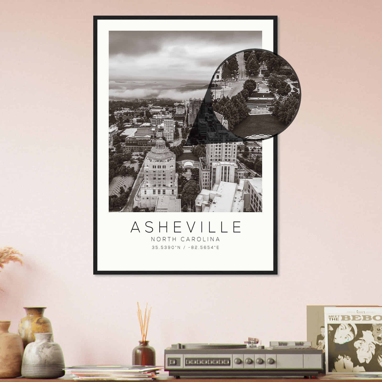 Deerfield Kansas Map Poster, Modern Home Decor Wall Art Print (Copy)