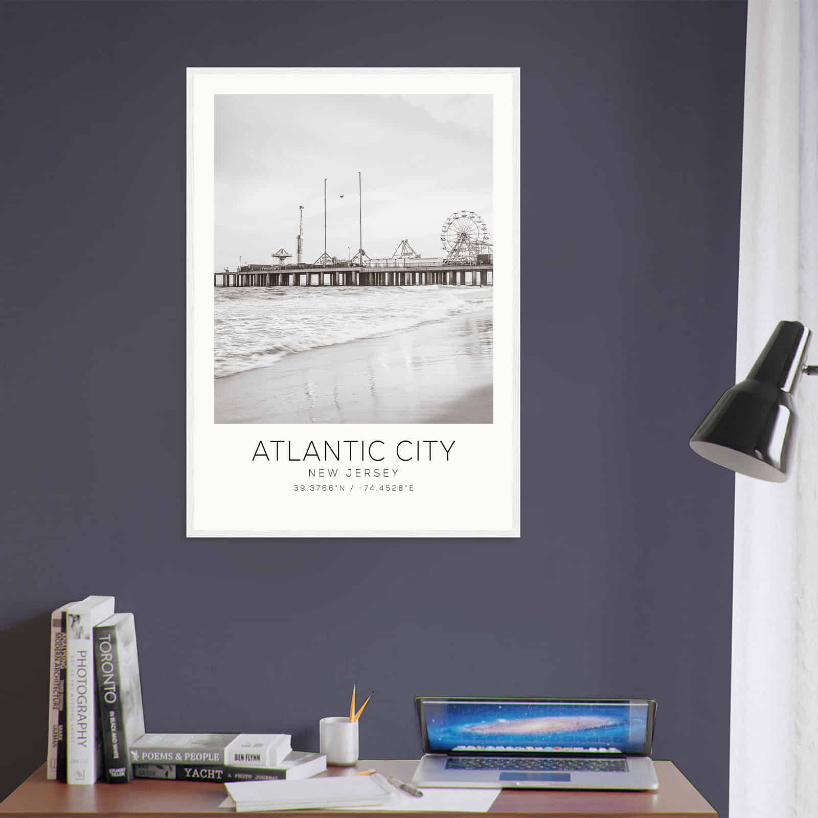 Deerfield Kansas Map Poster, Modern Home Decor Wall Art Print (Copy)