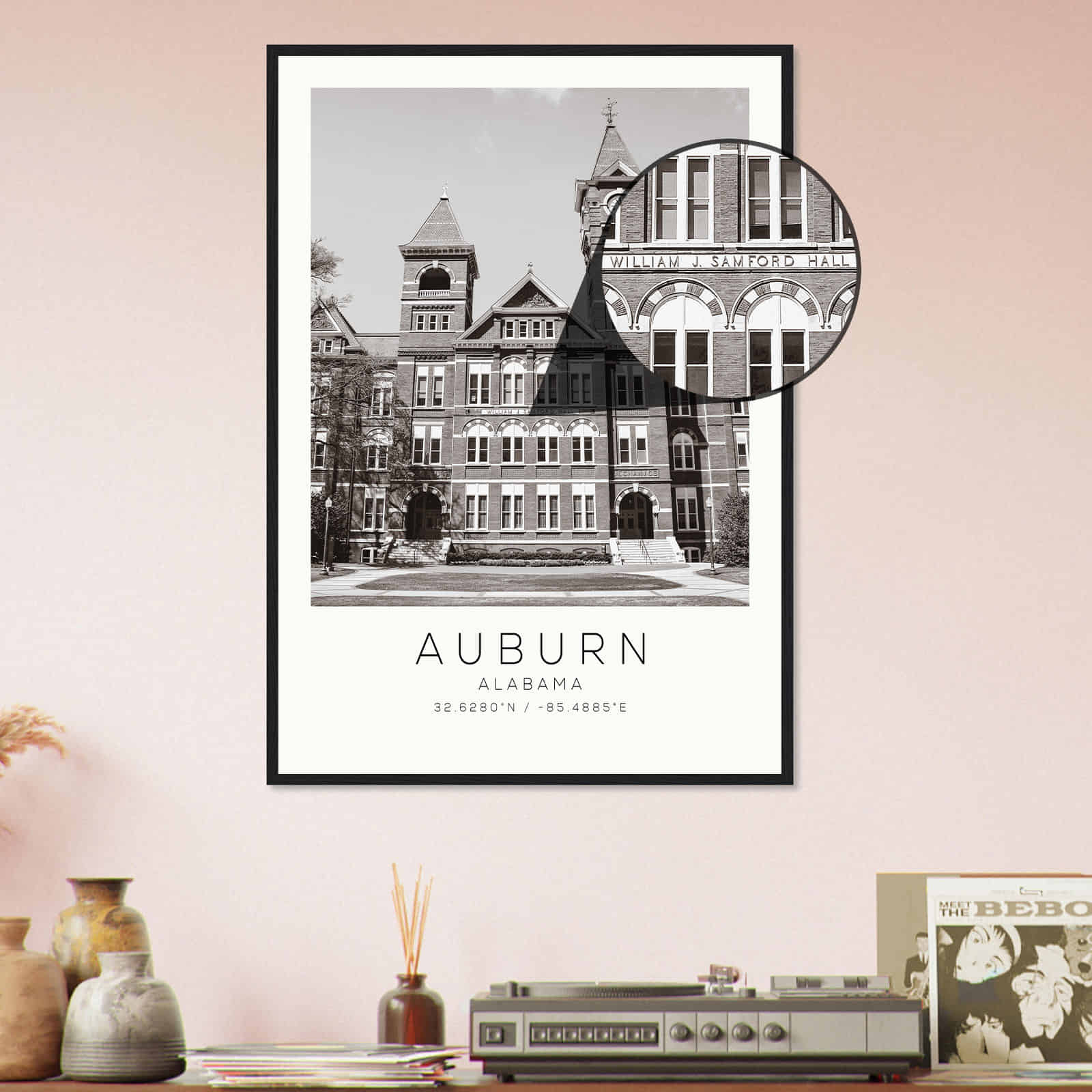 Deerfield Kansas Map Poster, Modern Home Decor Wall Art Print (Copy)