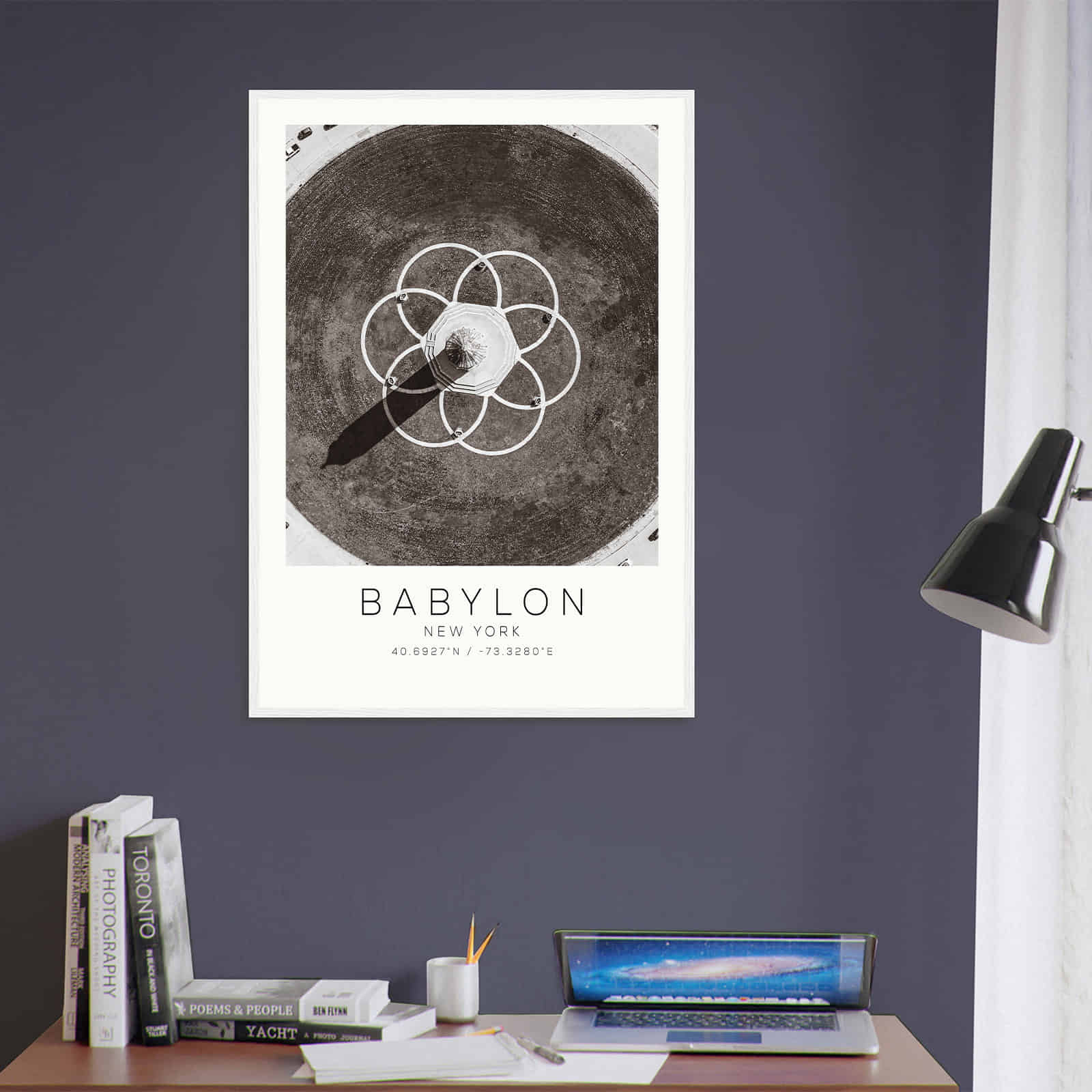 Deerfield Kansas Map Poster, Modern Home Decor Wall Art Print (Copy)