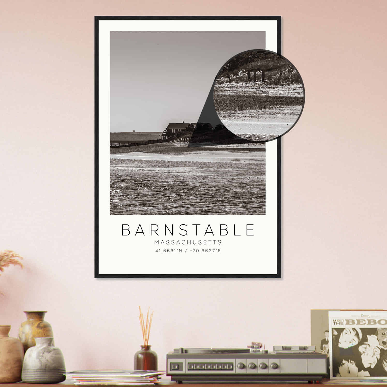 Deerfield Kansas Map Poster, Modern Home Decor Wall Art Print (Copy)