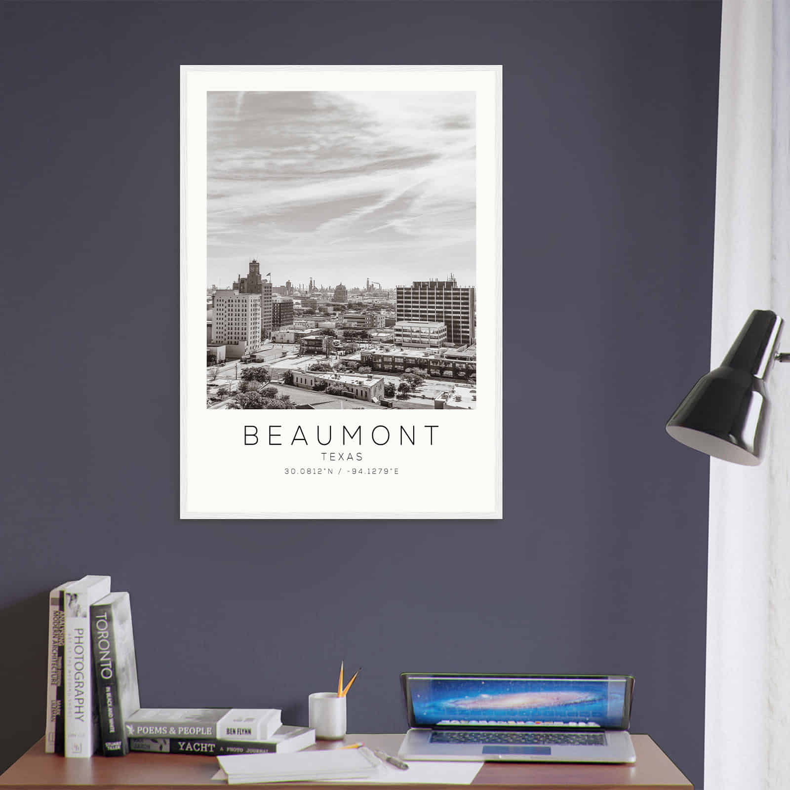 Deerfield Kansas Map Poster, Modern Home Decor Wall Art Print (Copy)