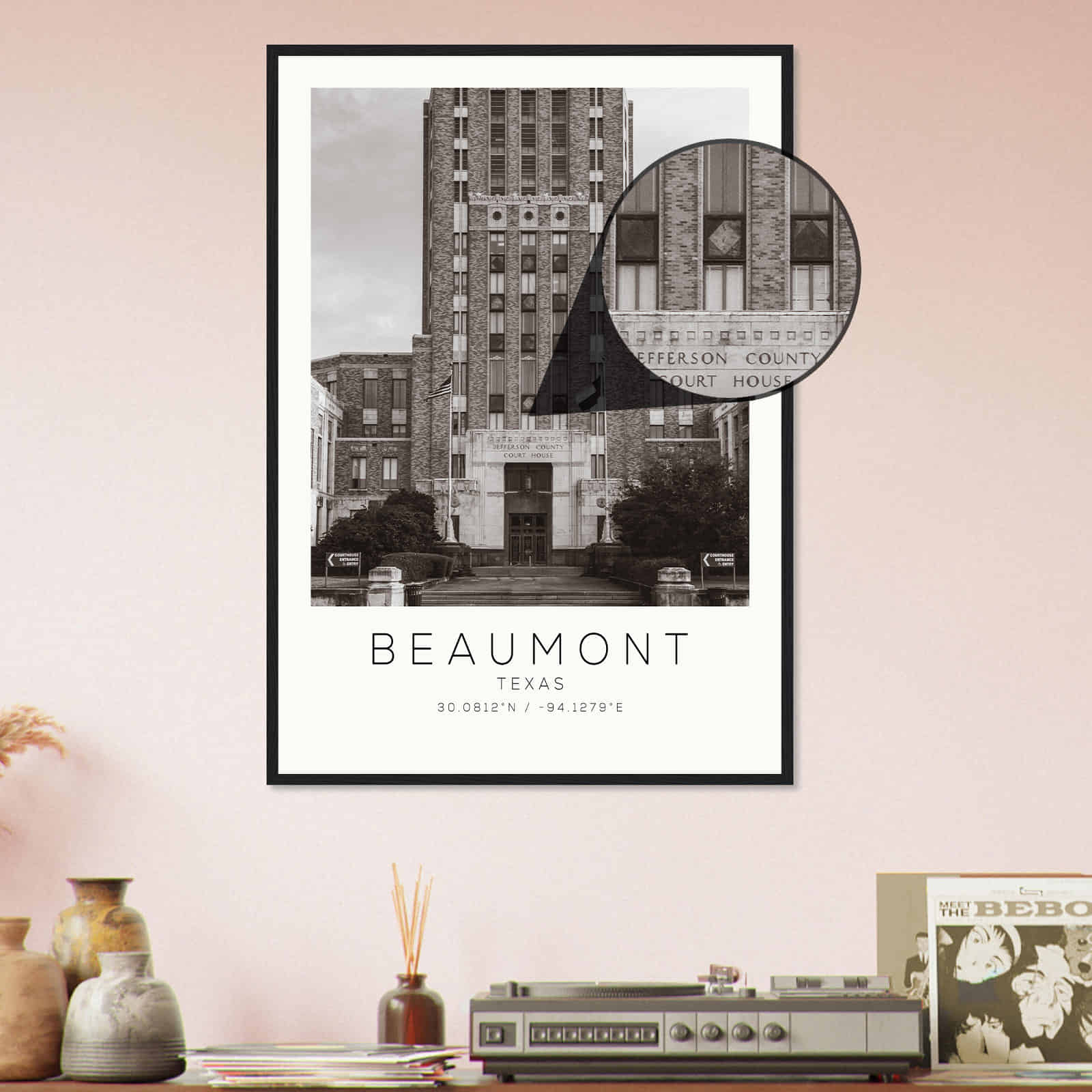 Deerfield Kansas Map Poster, Modern Home Decor Wall Art Print (Copy)