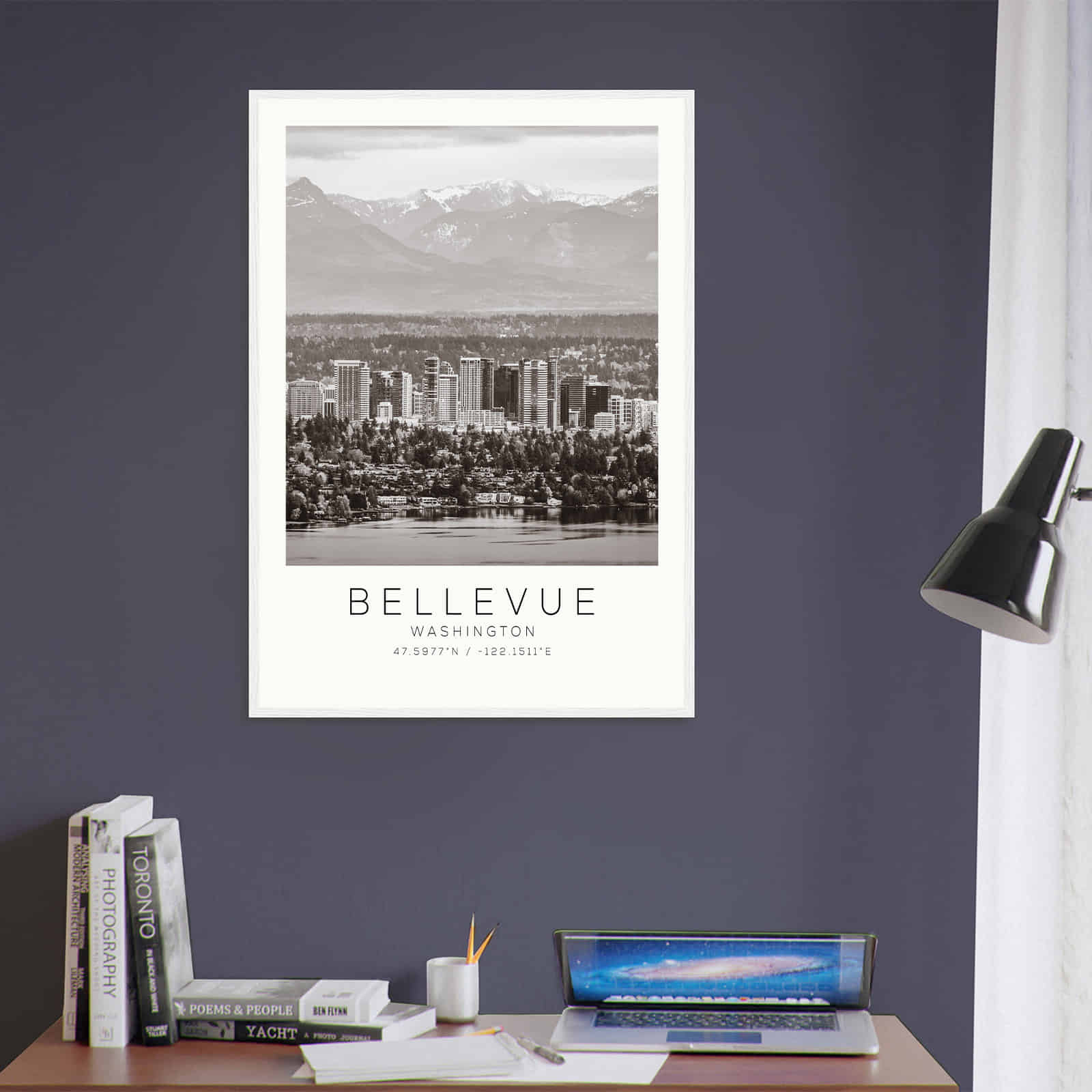 Deerfield Kansas Map Poster, Modern Home Decor Wall Art Print (Copy)