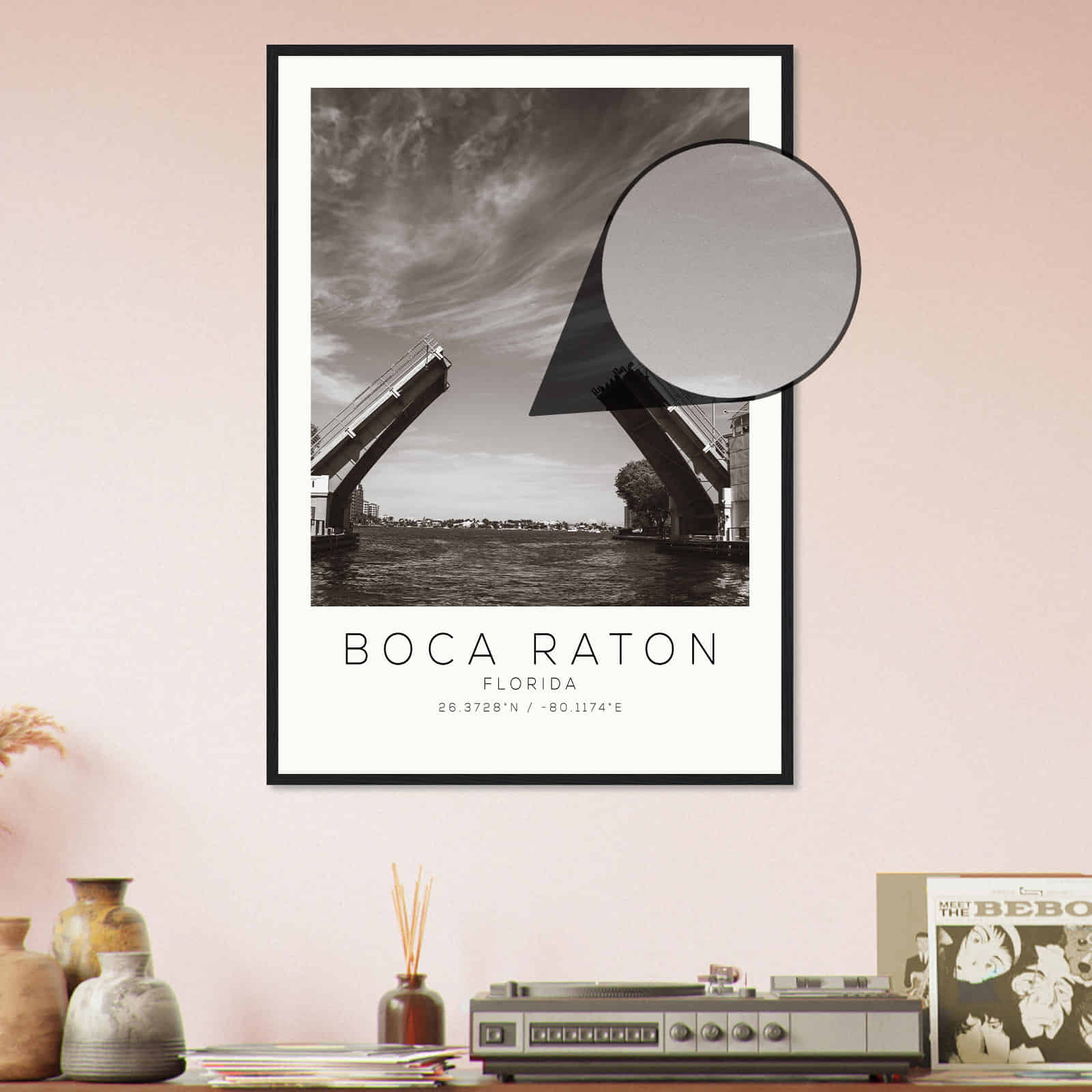 Deerfield Kansas Map Poster, Modern Home Decor Wall Art Print (Copy)