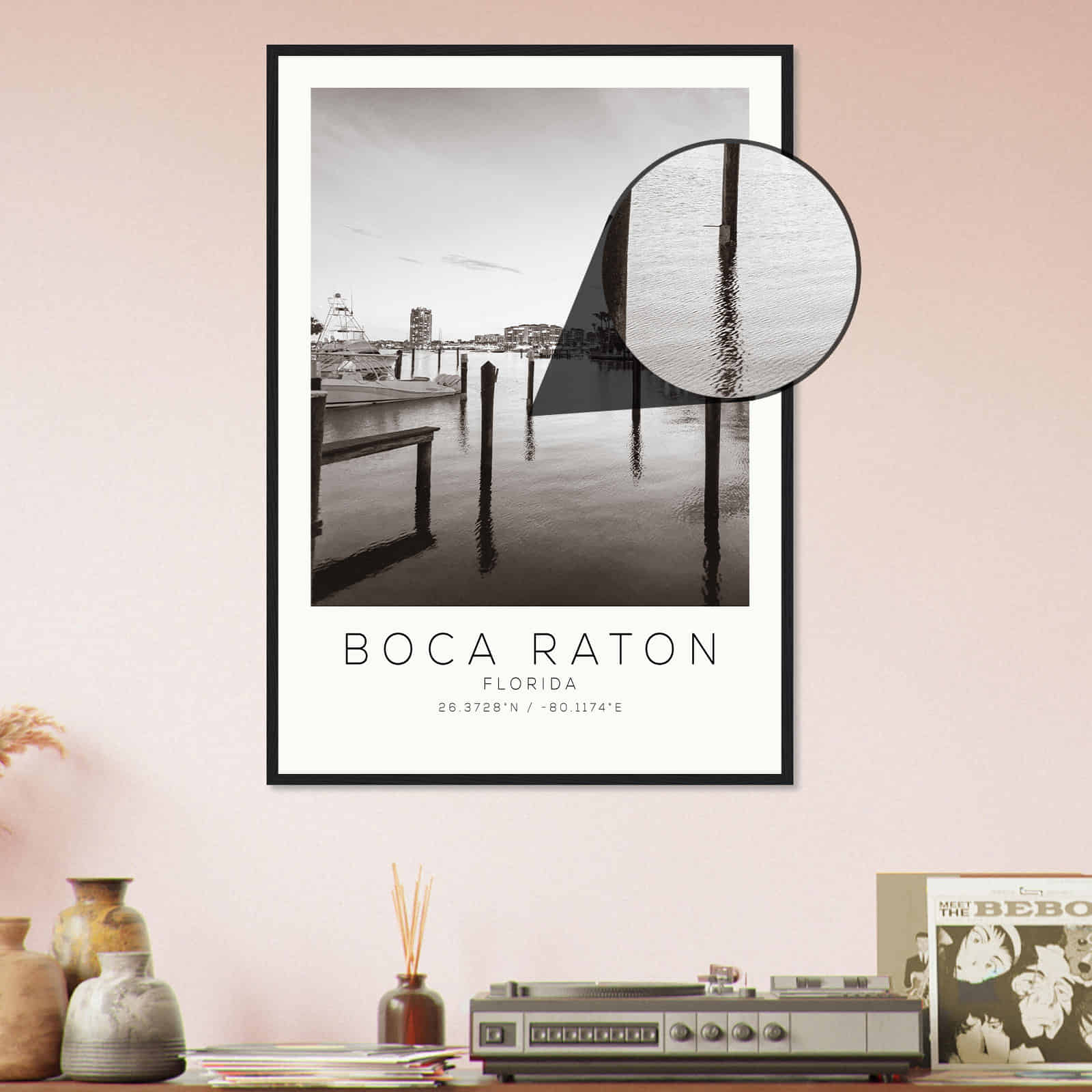 Deerfield Kansas Map Poster, Modern Home Decor Wall Art Print (Copy)