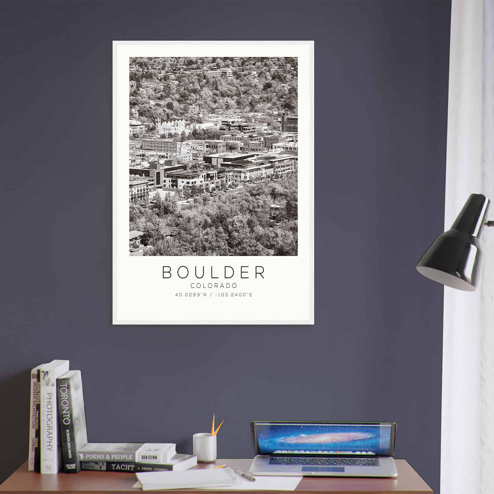 Deerfield Kansas Map Poster, Modern Home Decor Wall Art Print (Copy)