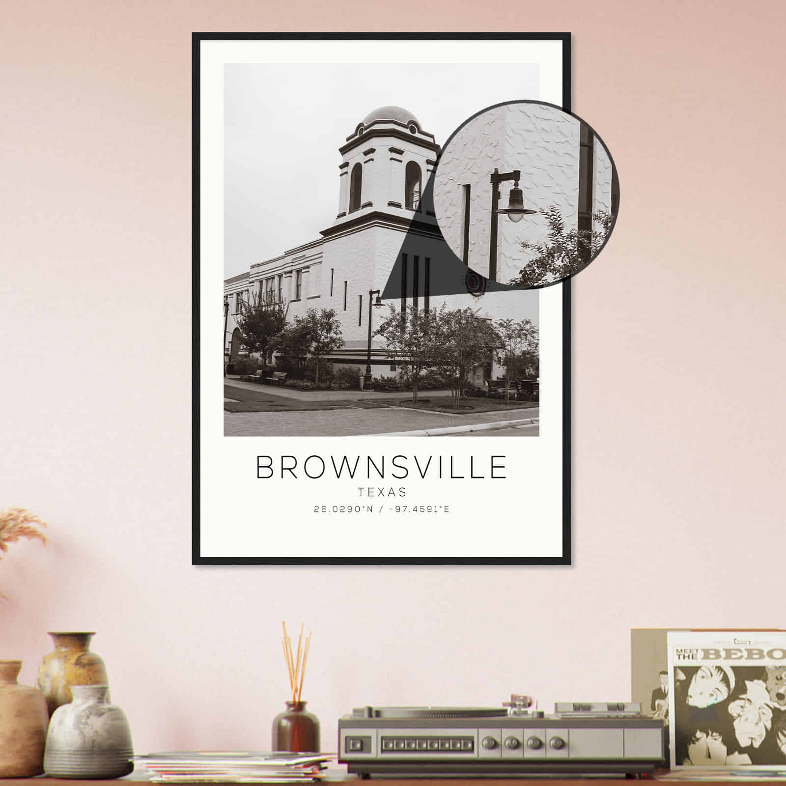 Deerfield Kansas Map Poster, Modern Home Decor Wall Art Print (Copy)