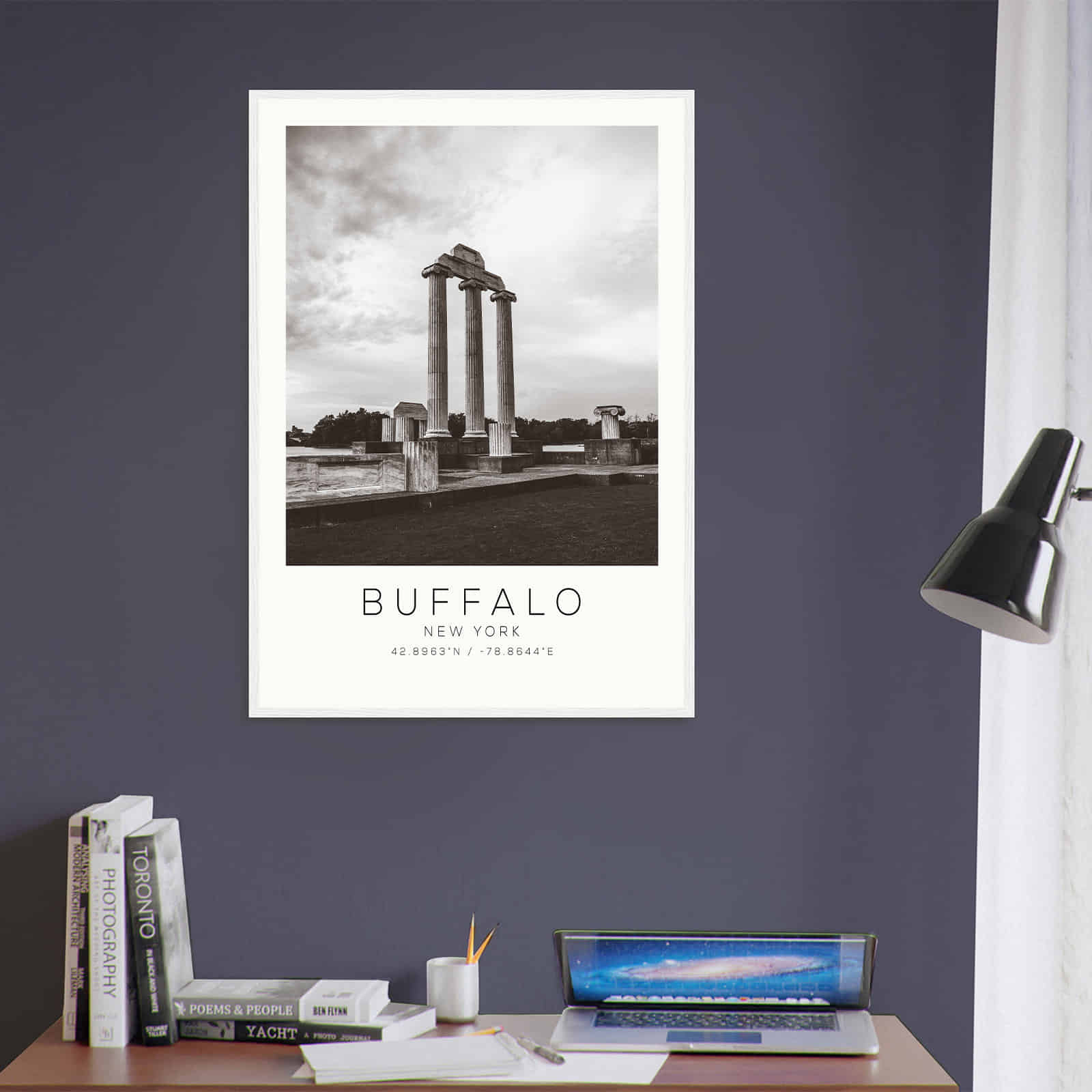 Deerfield Kansas Map Poster, Modern Home Decor Wall Art Print (Copy)