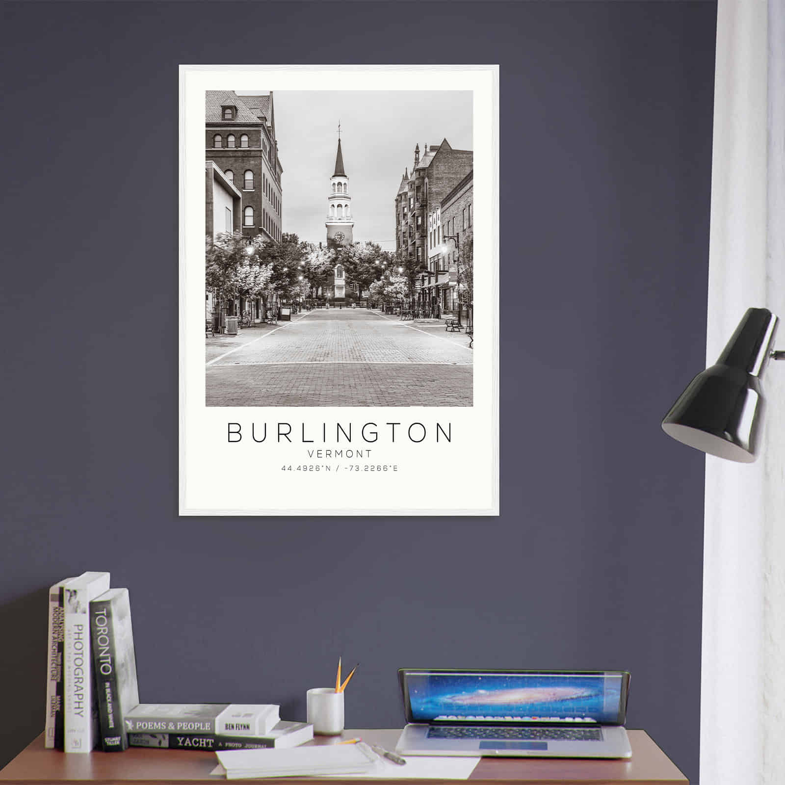 Deerfield Kansas Map Poster, Modern Home Decor Wall Art Print (Copy)