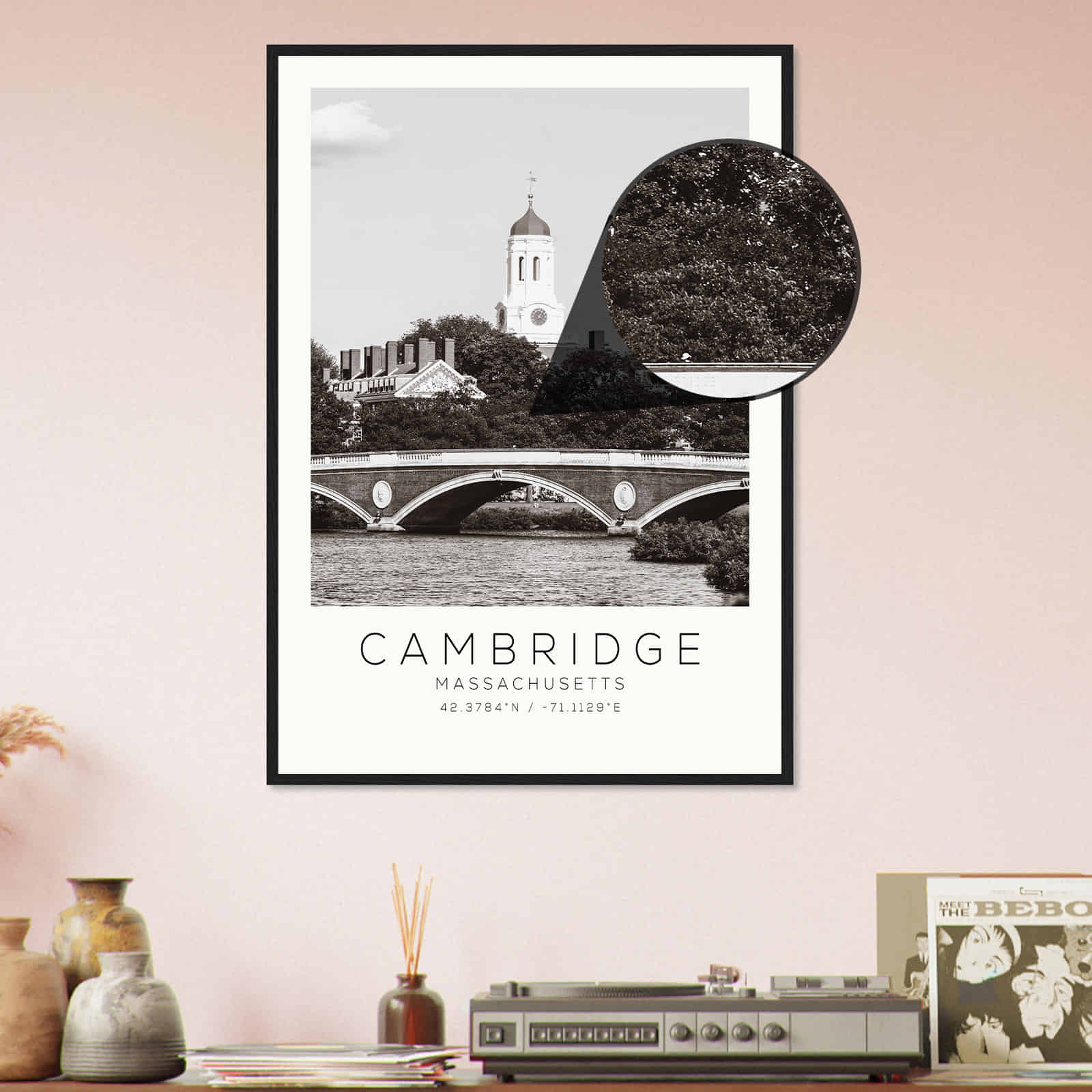 Deerfield Kansas Map Poster, Modern Home Decor Wall Art Print (Copy)