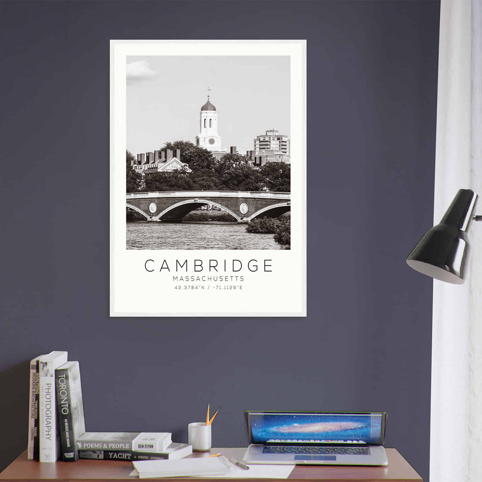 Deerfield Kansas Map Poster, Modern Home Decor Wall Art Print (Copy)