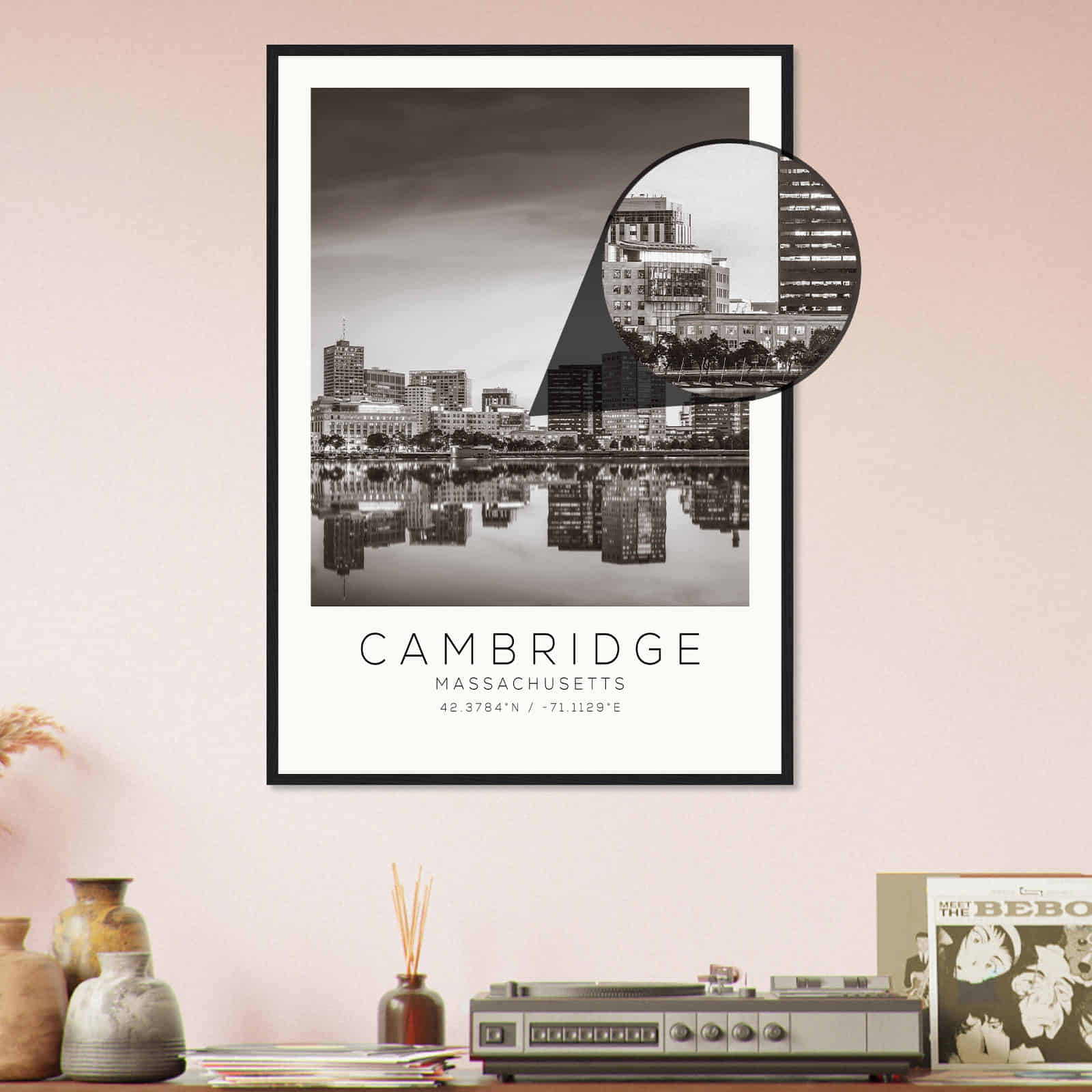 Deerfield Kansas Map Poster, Modern Home Decor Wall Art Print (Copy)