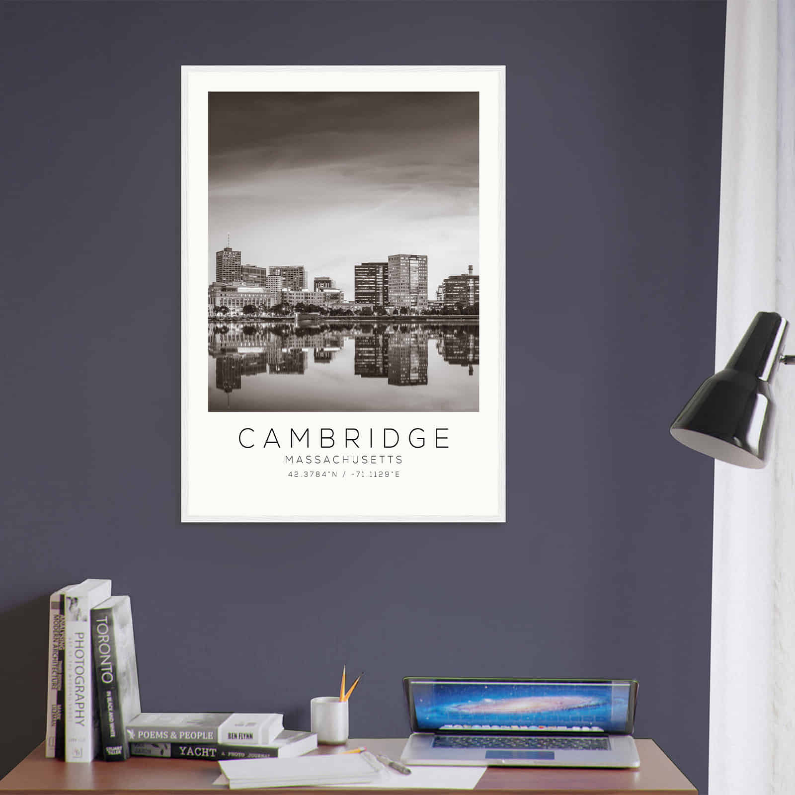 Deerfield Kansas Map Poster, Modern Home Decor Wall Art Print (Copy)