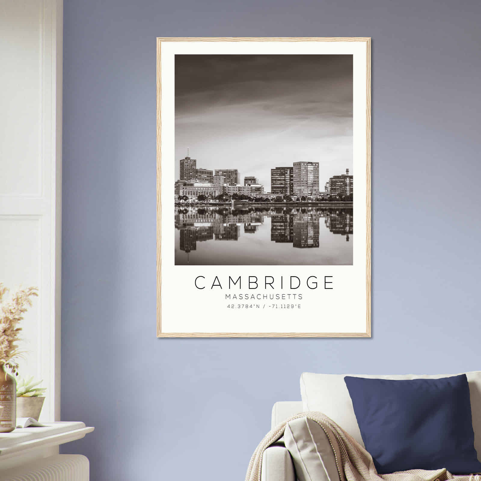 Deerfield Kansas Map Poster, Modern Home Decor Wall Art Print (Copy)