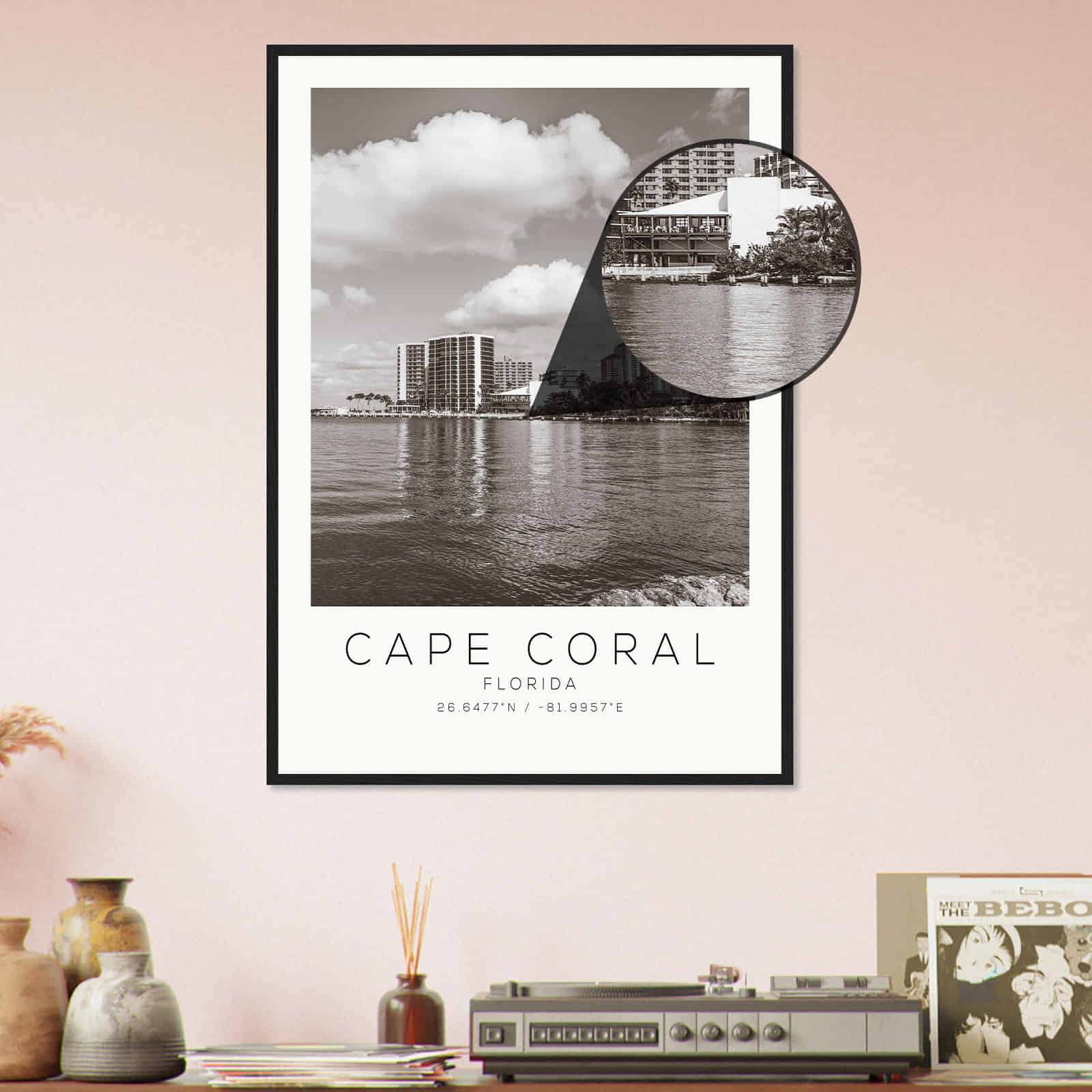 Deerfield Kansas Map Poster, Modern Home Decor Wall Art Print (Copy)