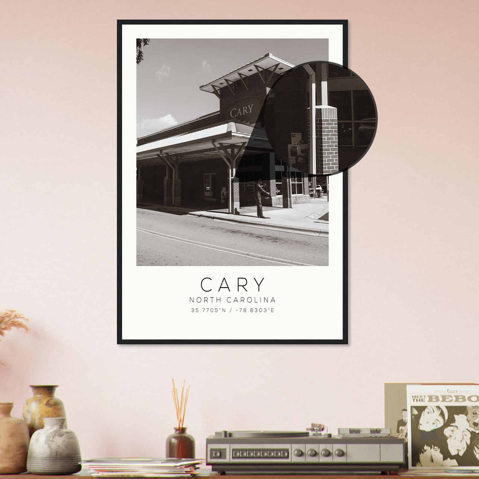 Deerfield Kansas Map Poster, Modern Home Decor Wall Art Print (Copy)