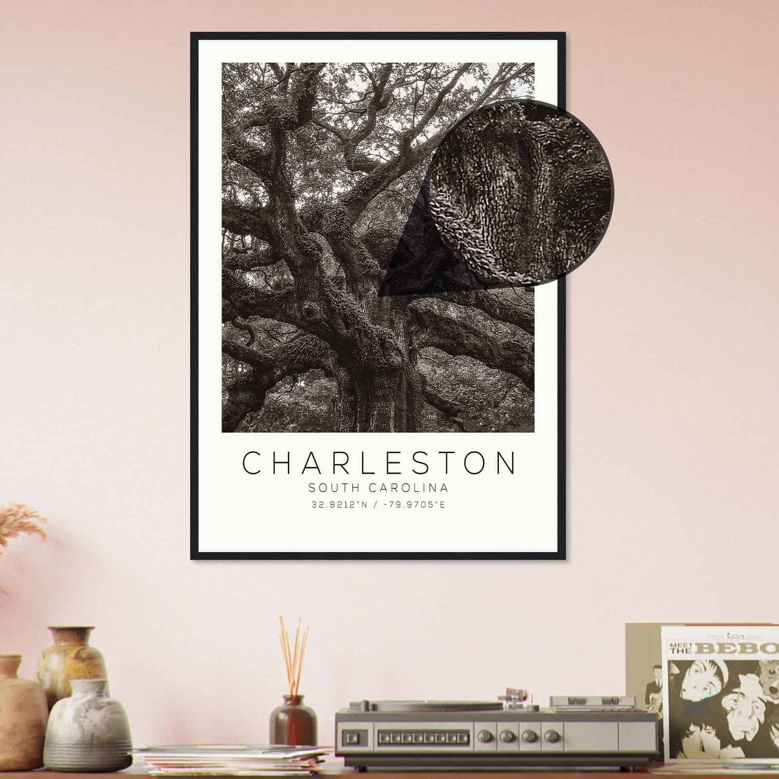 Deerfield Kansas Map Poster, Modern Home Decor Wall Art Print (Copy)