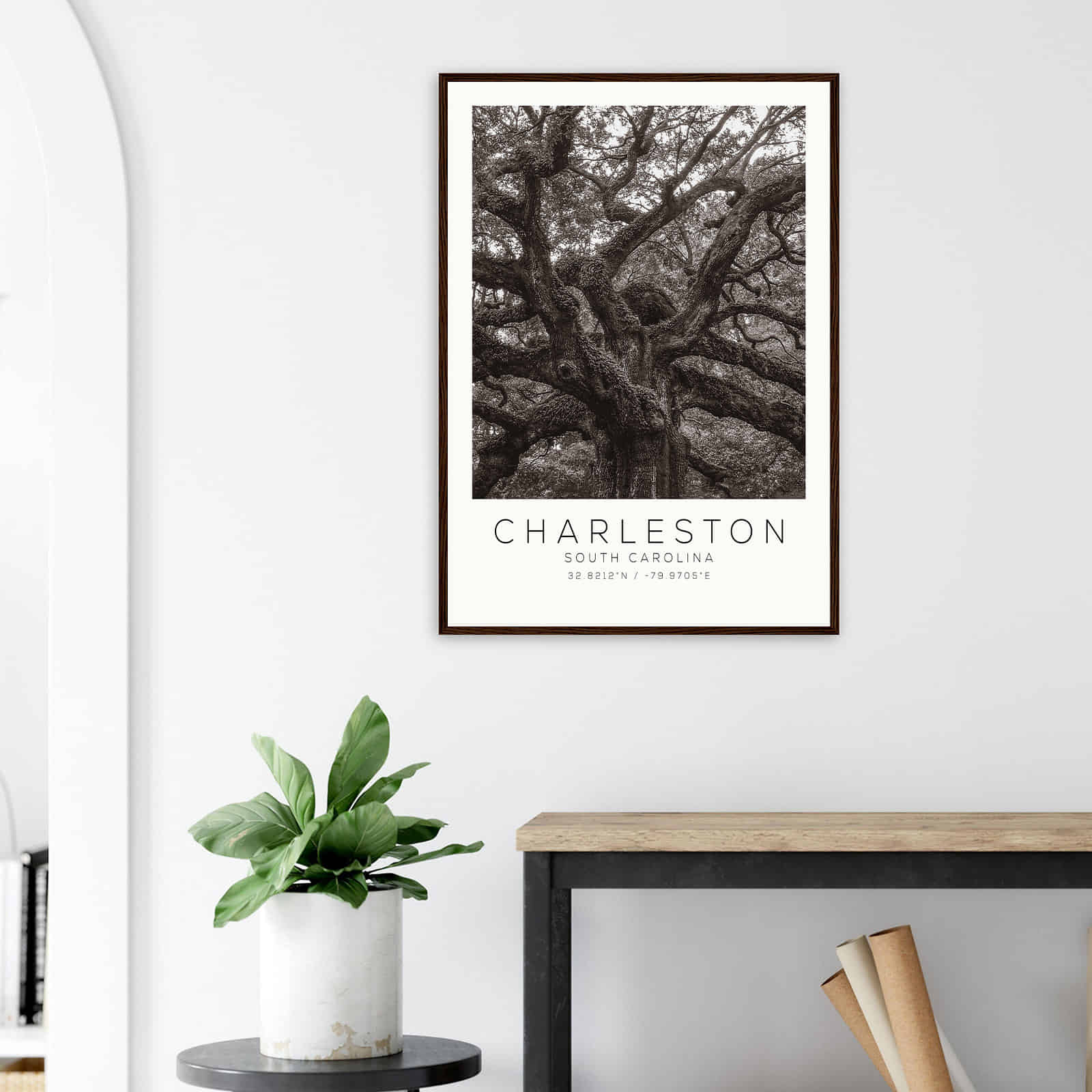 Deerfield Kansas Map Poster, Modern Home Decor Wall Art Print (Copy)