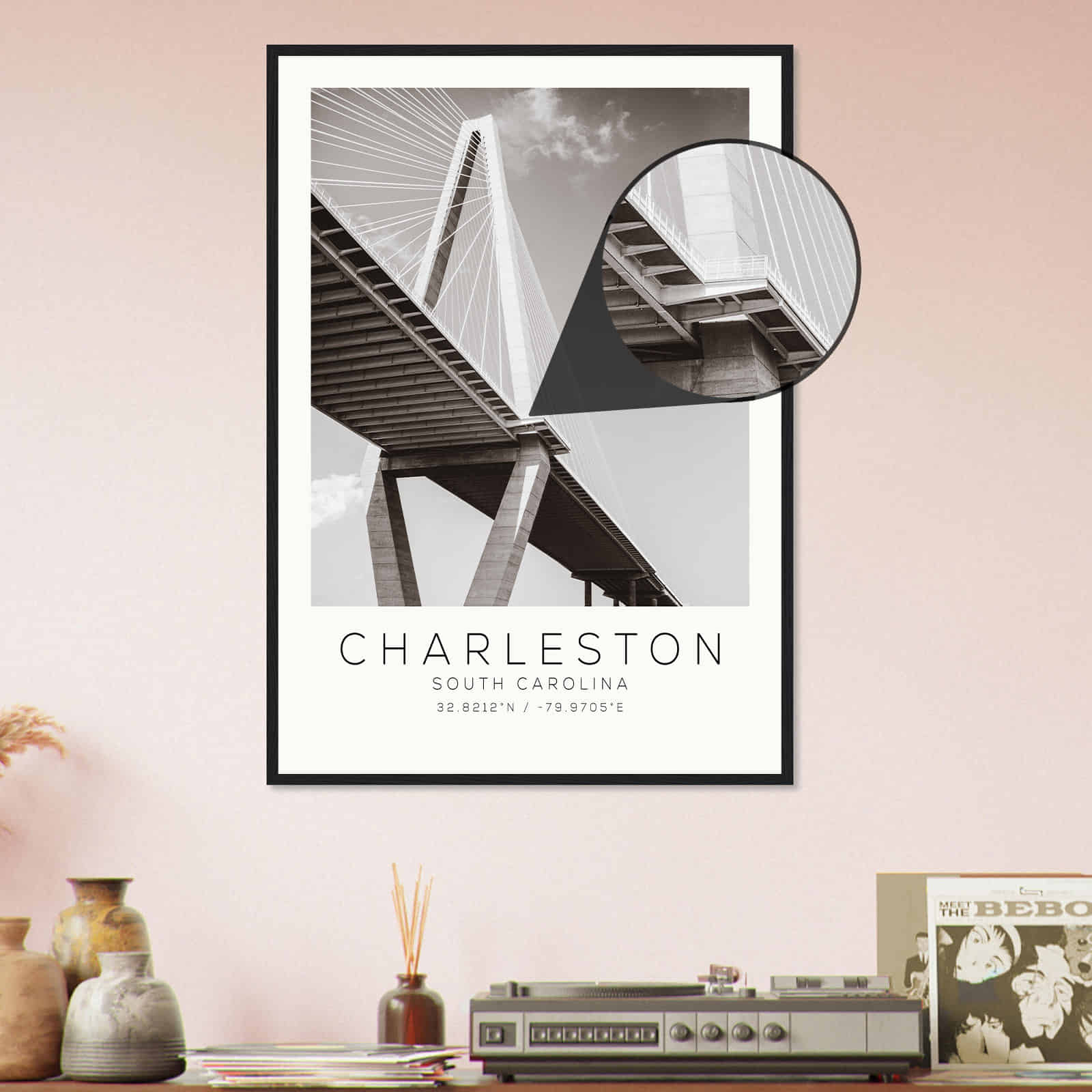 Deerfield Kansas Map Poster, Modern Home Decor Wall Art Print (Copy)