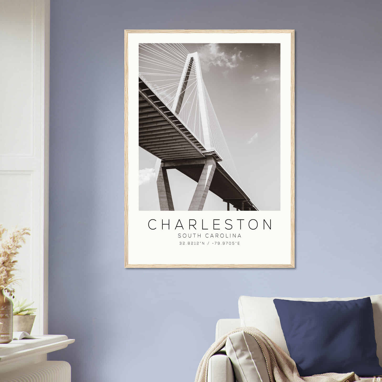 Deerfield Kansas Map Poster, Modern Home Decor Wall Art Print (Copy)