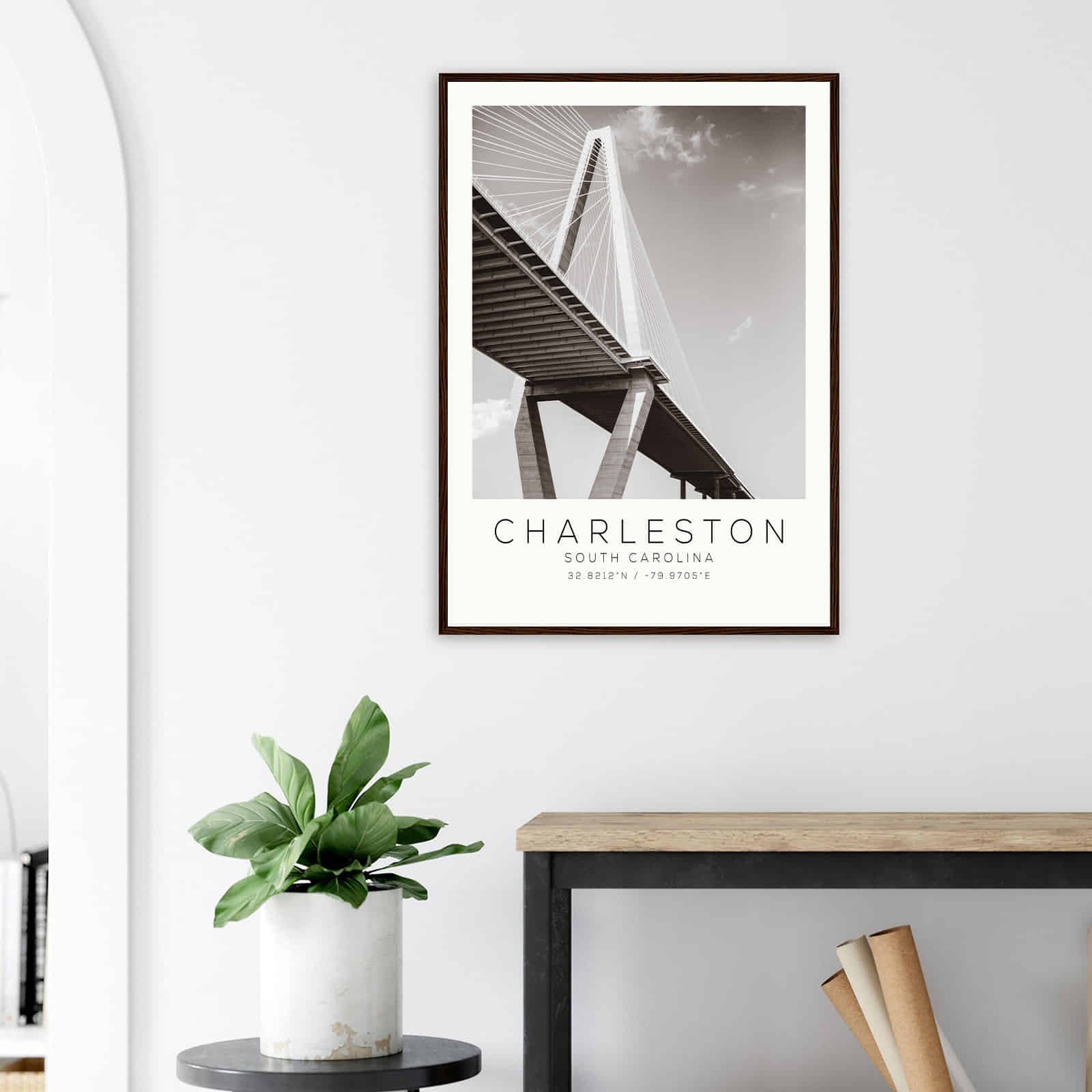 Deerfield Kansas Map Poster, Modern Home Decor Wall Art Print (Copy)