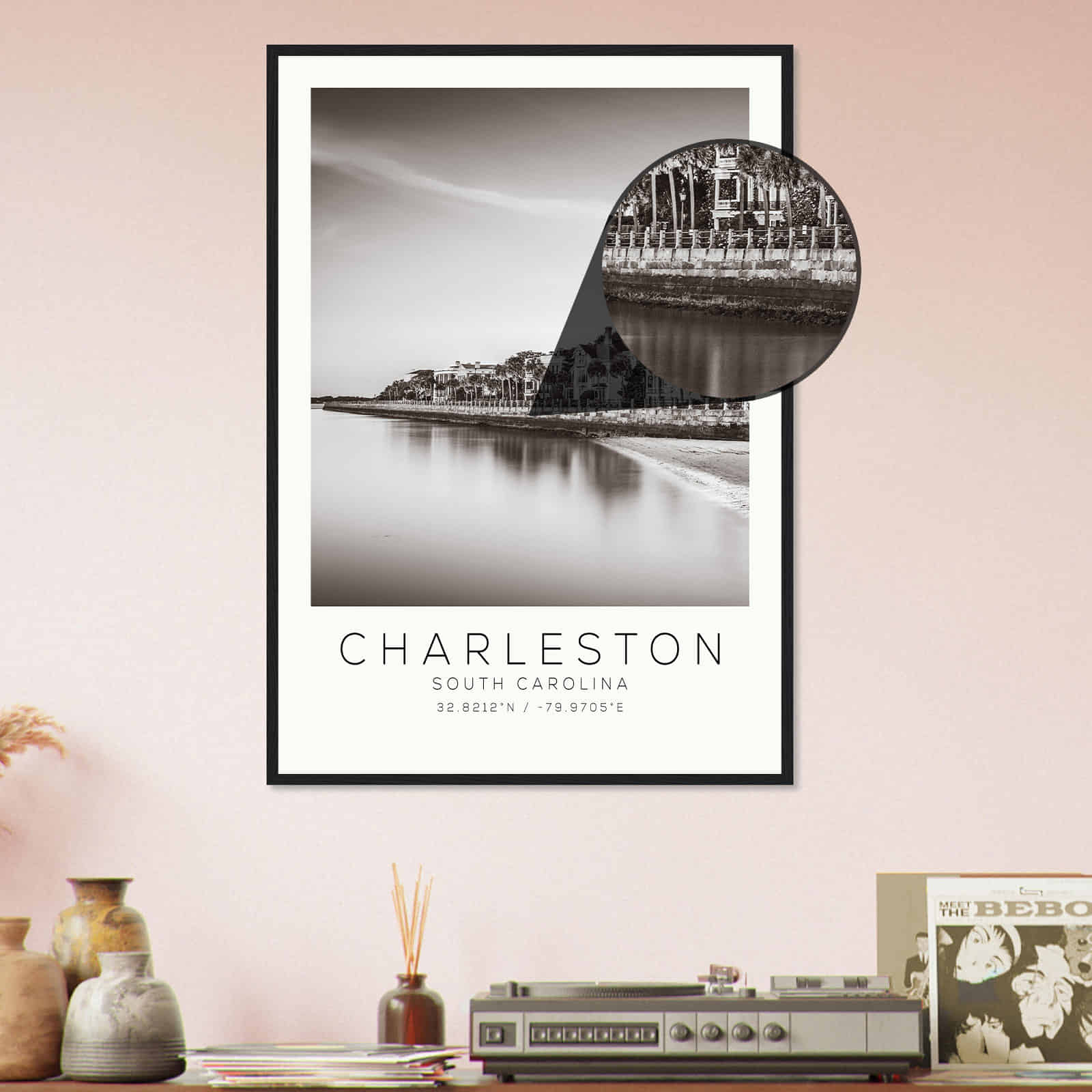 Deerfield Kansas Map Poster, Modern Home Decor Wall Art Print (Copy)